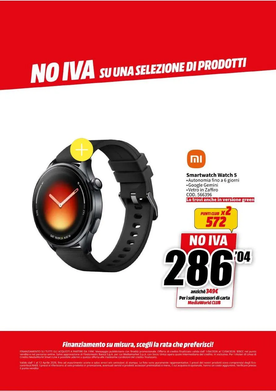 Volantini MEDIAWORLD da 1 aprile a 12 aprile di 2026 - Pagina del volantino 30