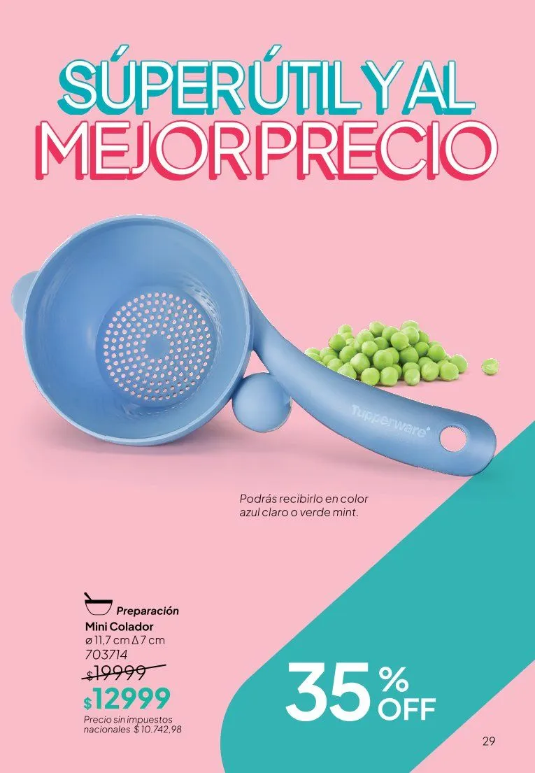 Ofertas de  Ofertas Tupperware  9 de junio al 30 de junio 2026 - Página 29 del catálogo