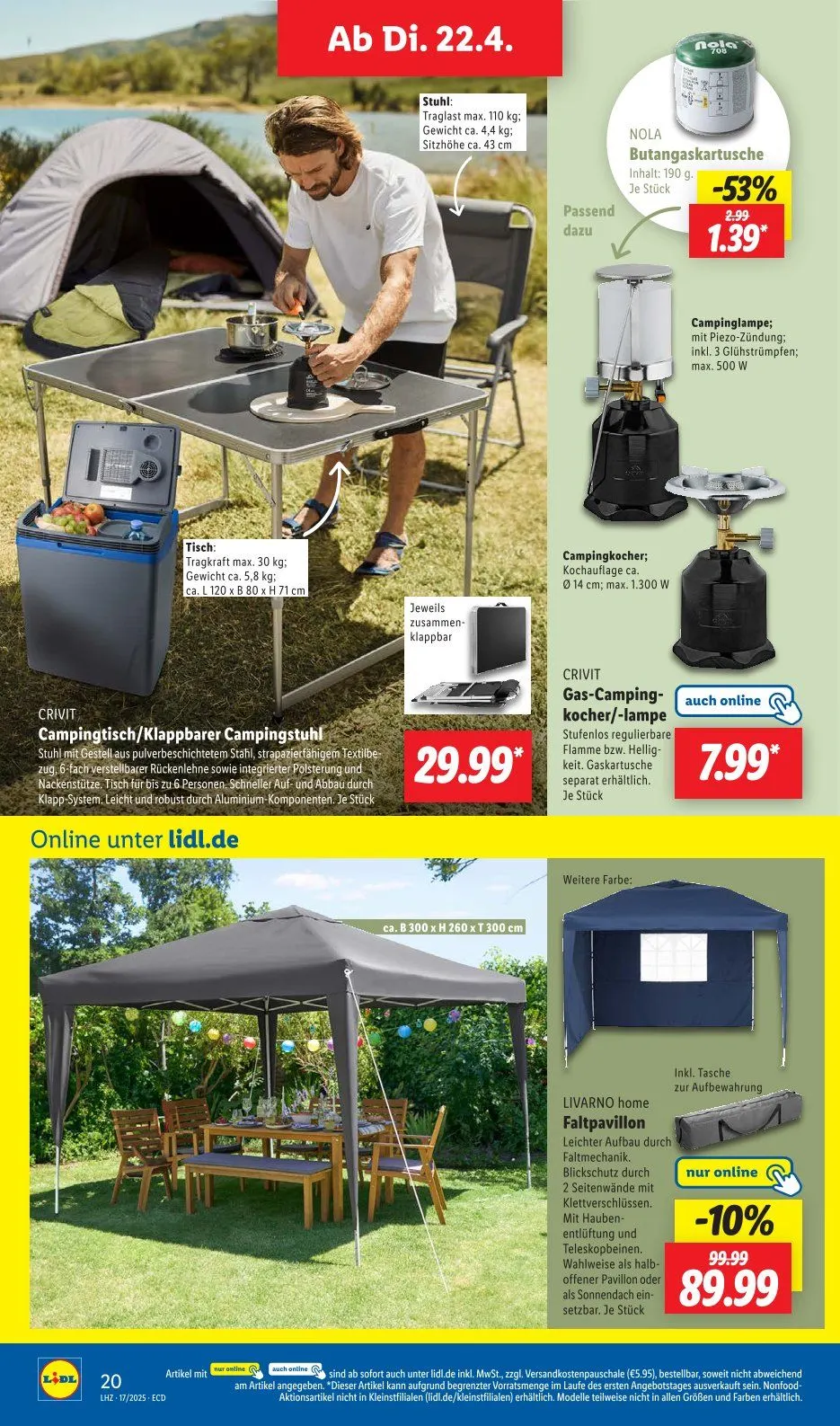 Lidl Angebote von 22. April bis 26. April 2025 - Prospekt seite 30