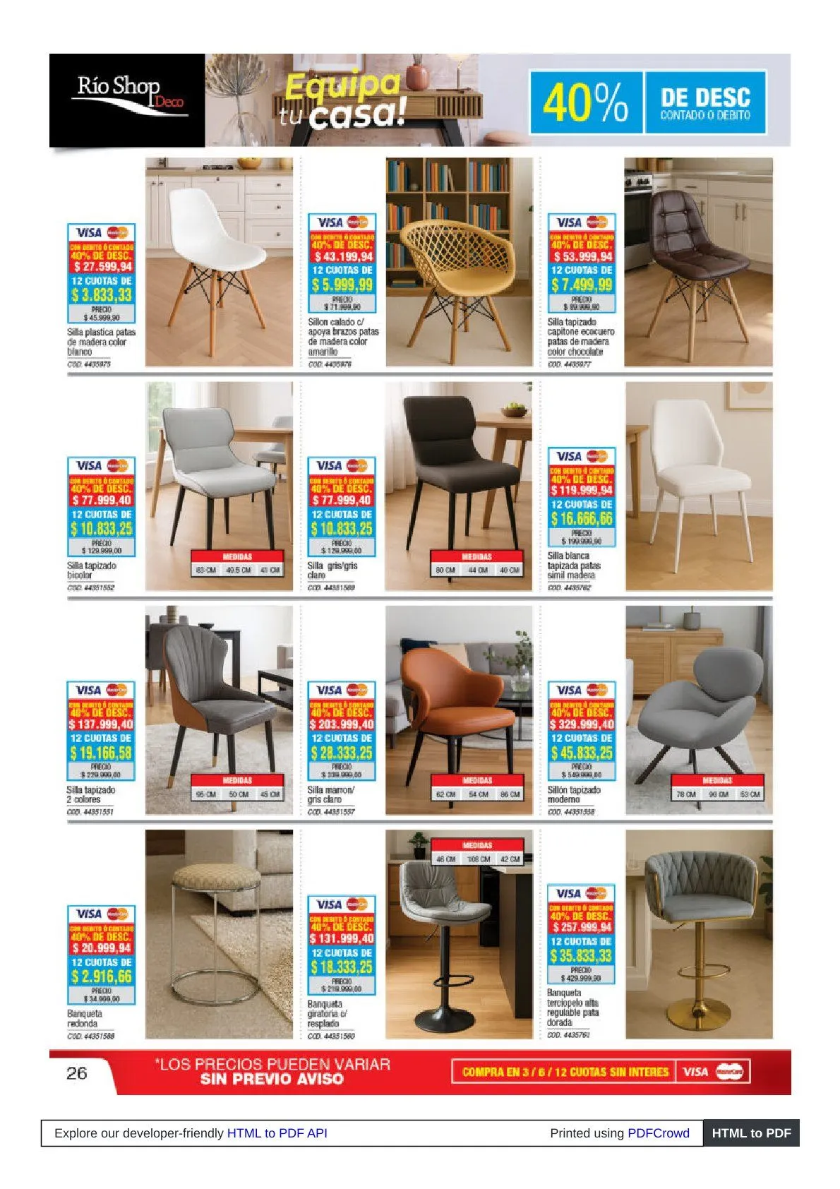 Ofertas de Ofertas Río Shop Deco 30 de marzo al 30 de abril 2026 - Página 26 del catálogo