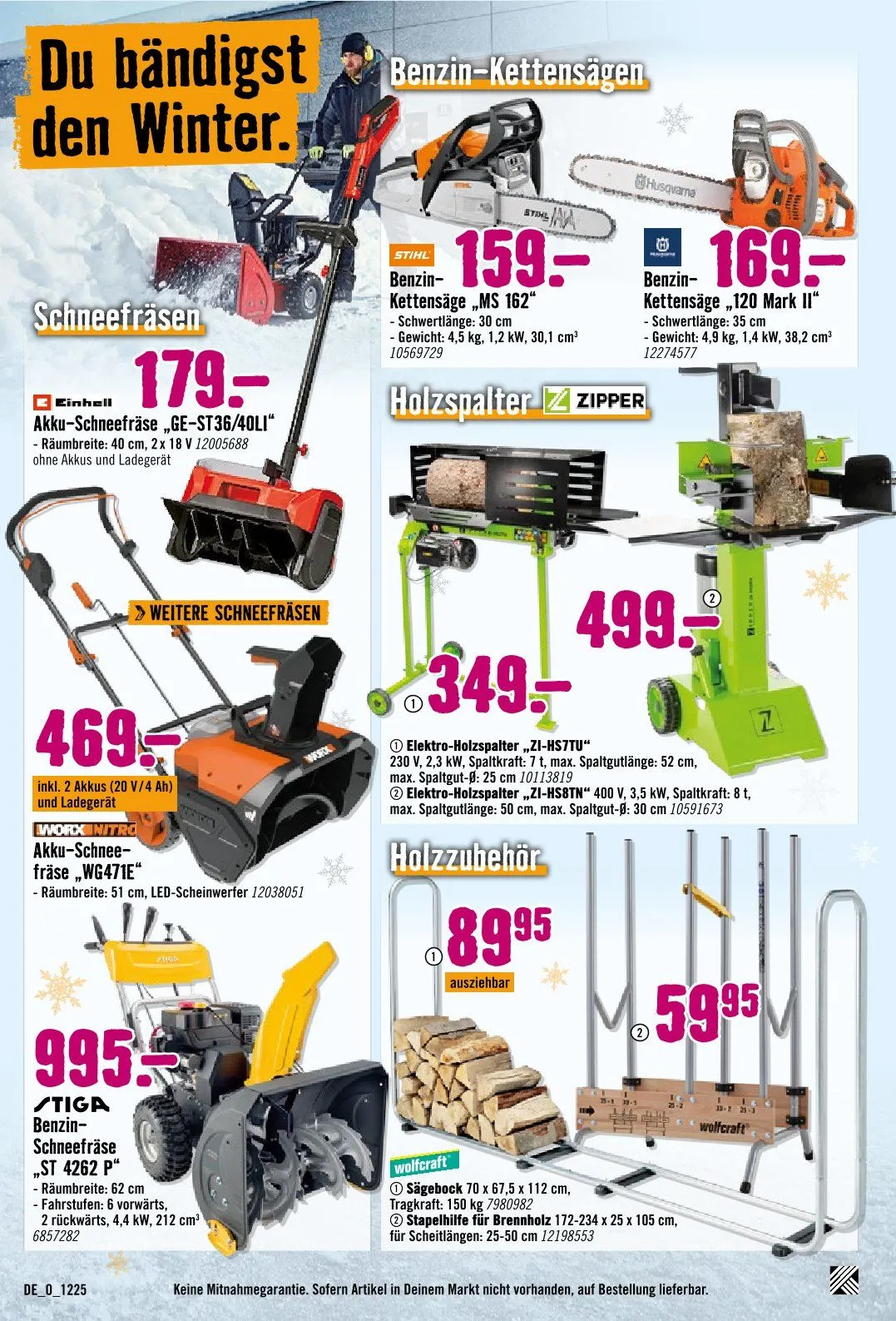 Hornbach Prospekte von 1. Dezember bis 31. Dezember 2025 - Prospekt seite 13