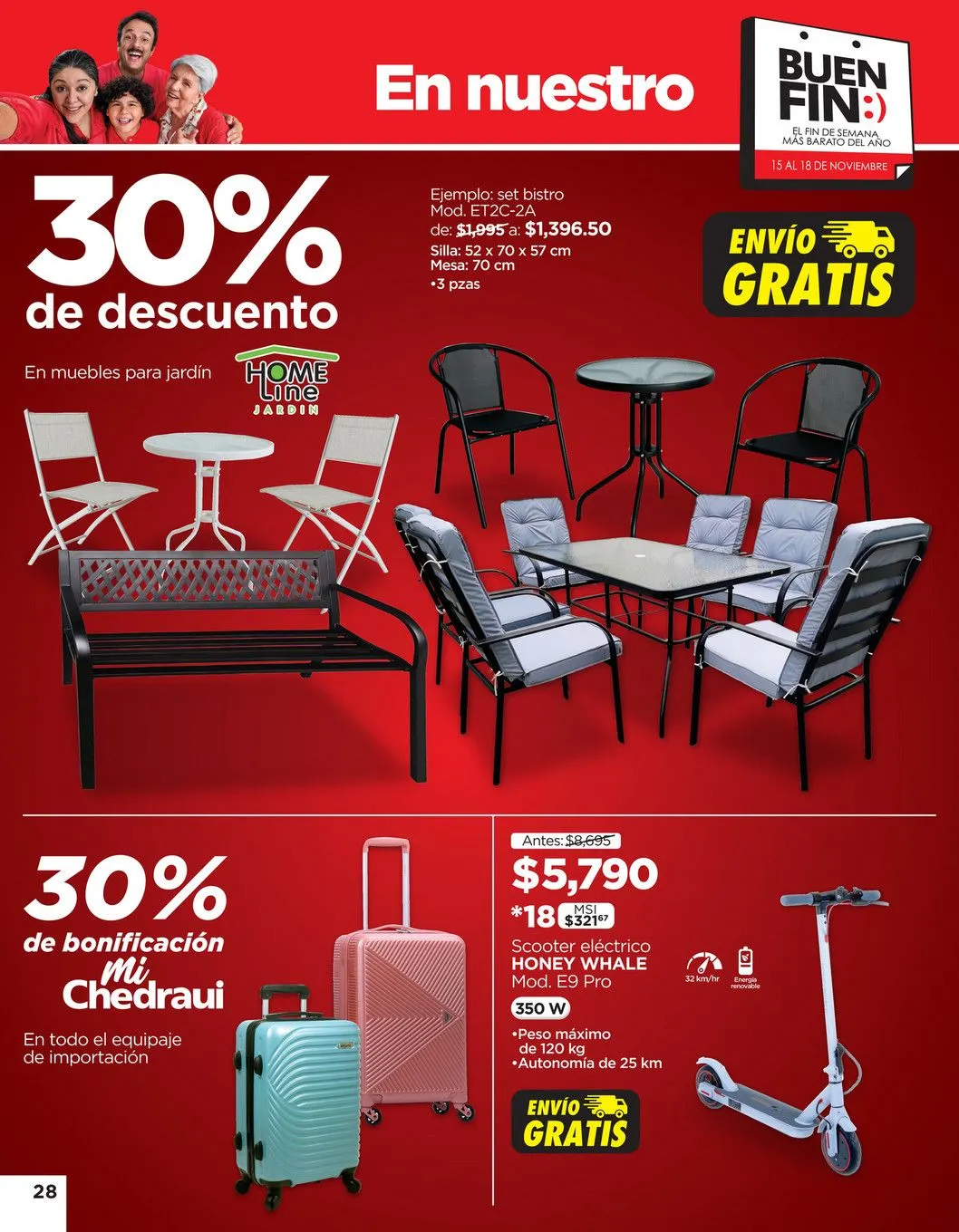 Catálogo de Ofertas imperdibles de Buen Fin 15 de noviembre al 18 de noviembre 2024 - Pagina 28