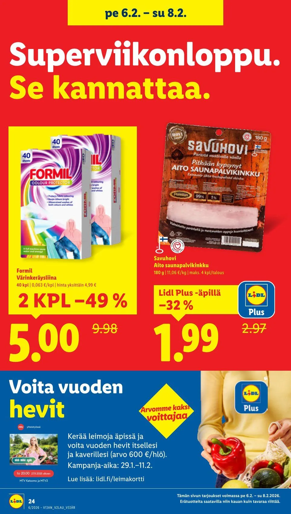 Kaupan Lidl uusimmat tarjoukset voimassa alkaen 5. helmikuuta - 8. helmikuuta 2026 - Tarjouslehti sivu 30