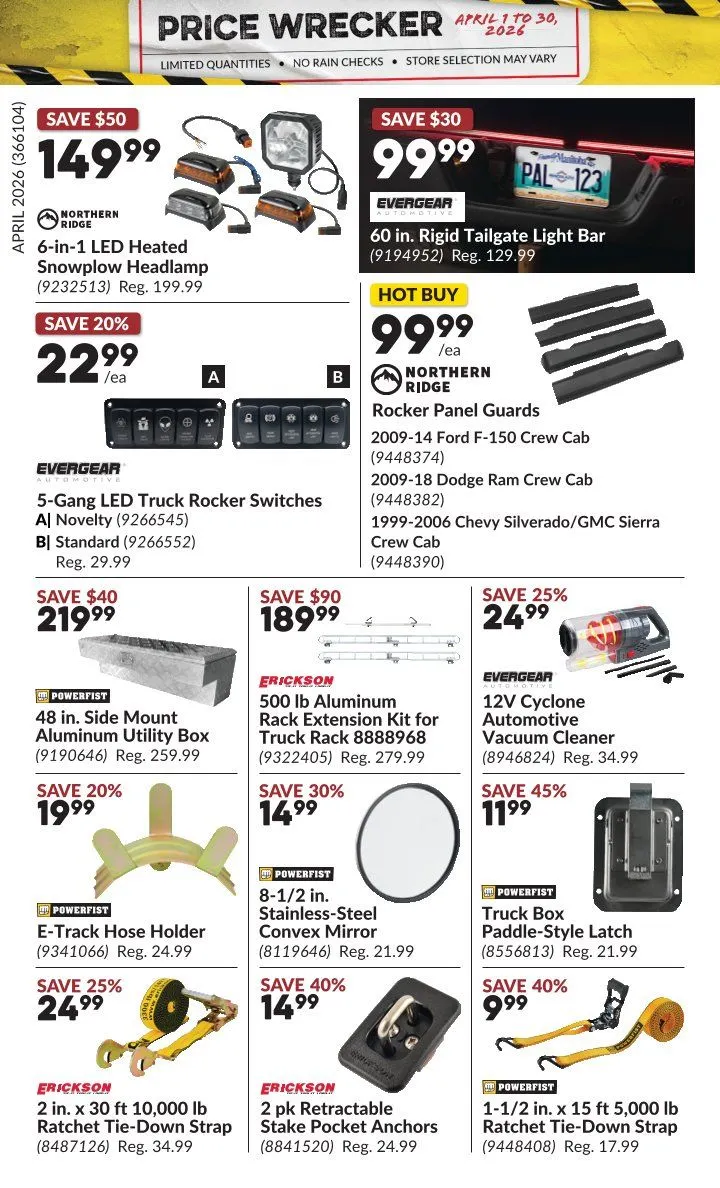 Princess Auto Sales from April 1 to April 30 2026 - flyer page 30