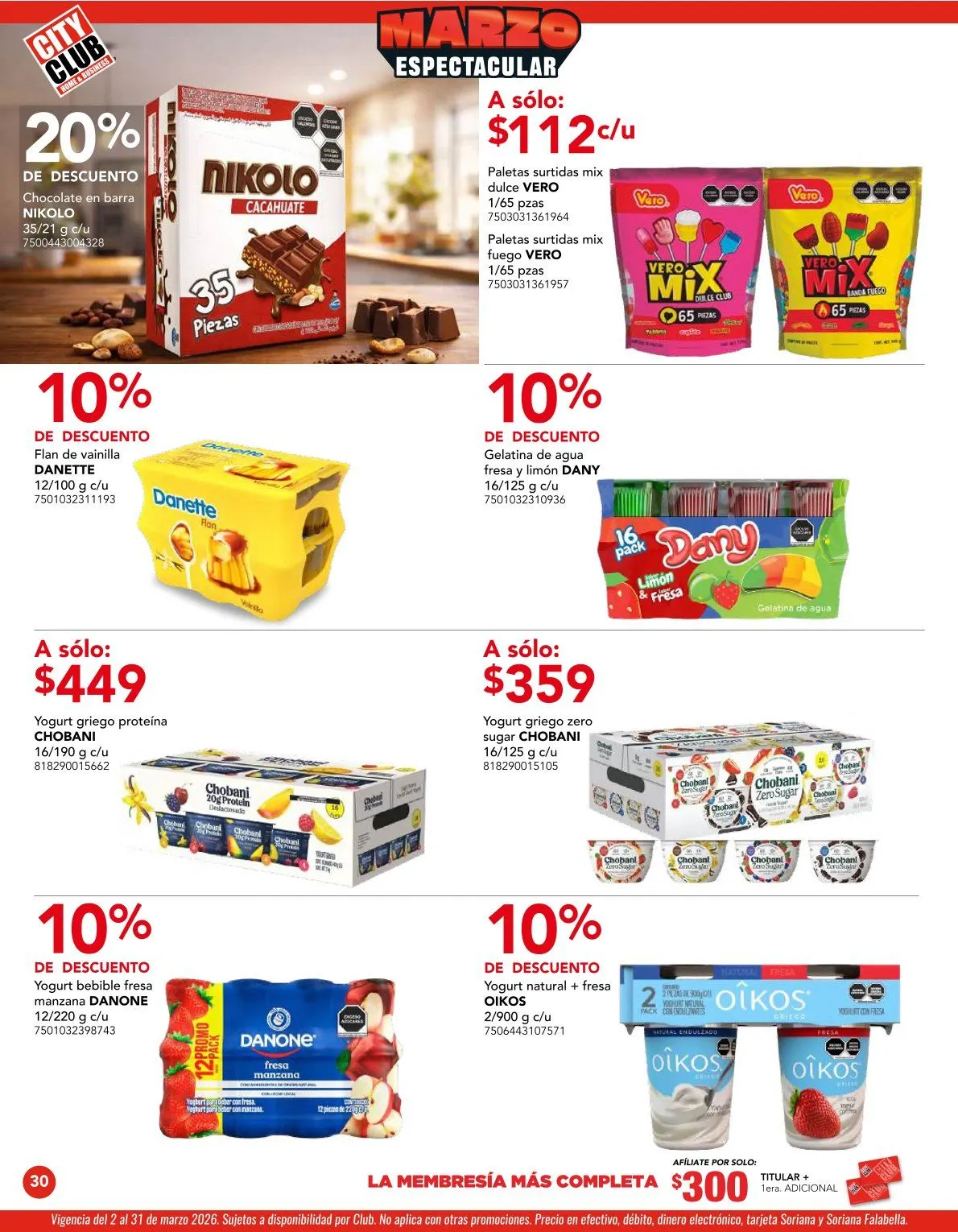 Catálogo de Ofertas  City Club 2 de marzo al 31 de marzo 2026 - Pagina 30