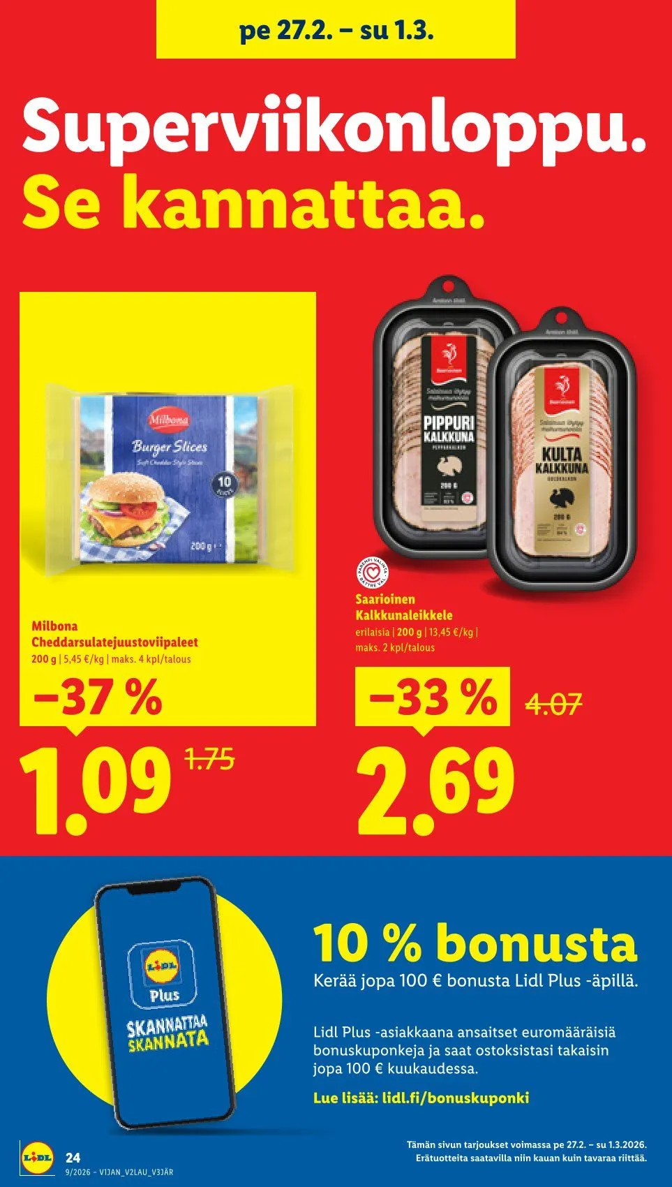 Kaupan Lidl  voimassa alkaen 26. helmikuuta - 4. maaliskuuta 2026 - Tarjouslehti sivu 30