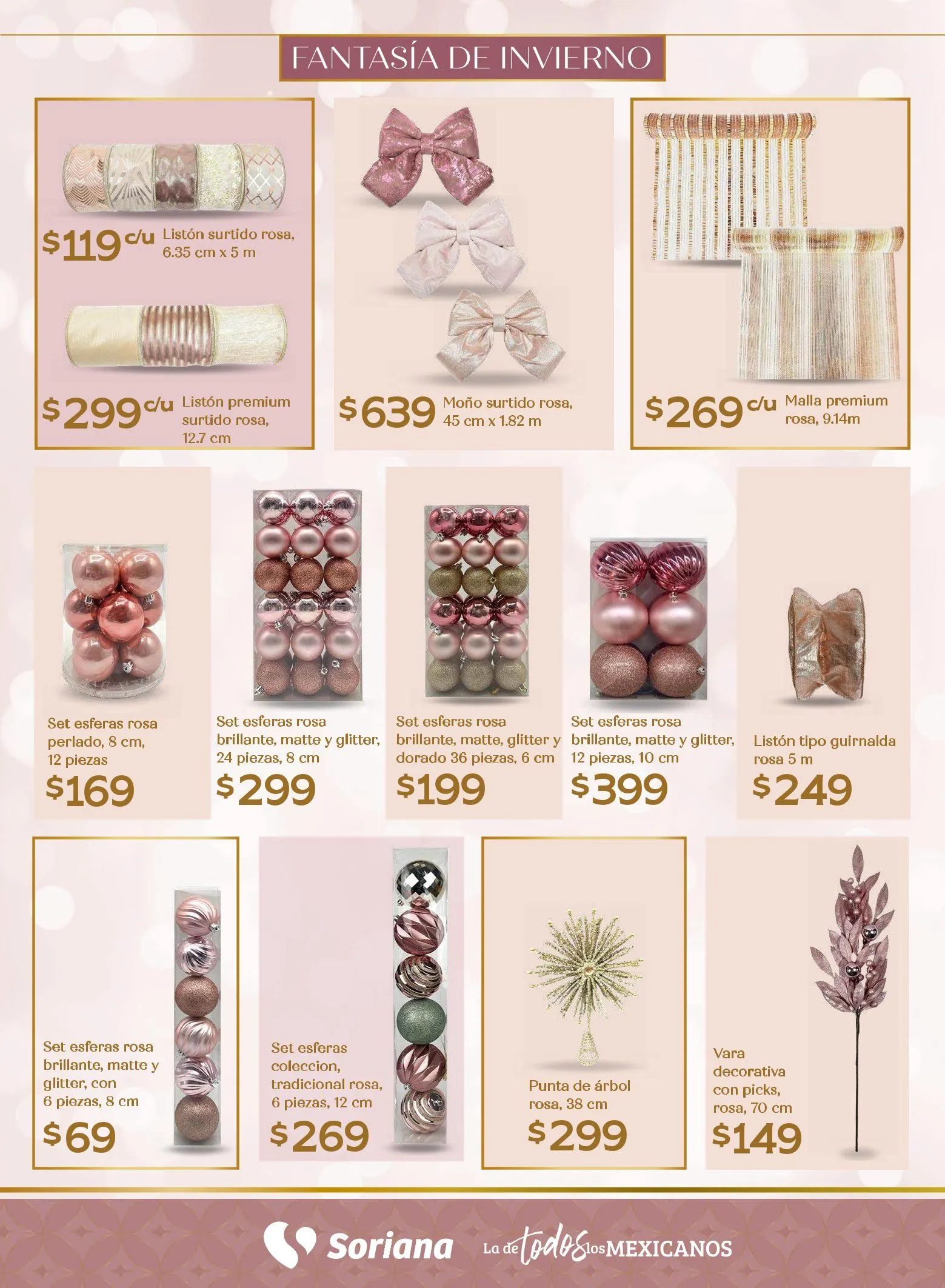 Catálogo de Soriana Decoración Navideña 25 de septiembre al 9 de noviembre 2025 - Pagina 30
