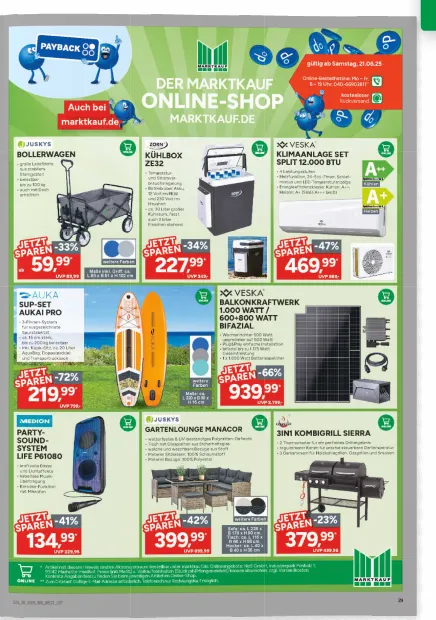 Aktueller Prospekt von MARKTKAUF von 22. Juni bis 28. Juni 2025 - Prospekt seite 29