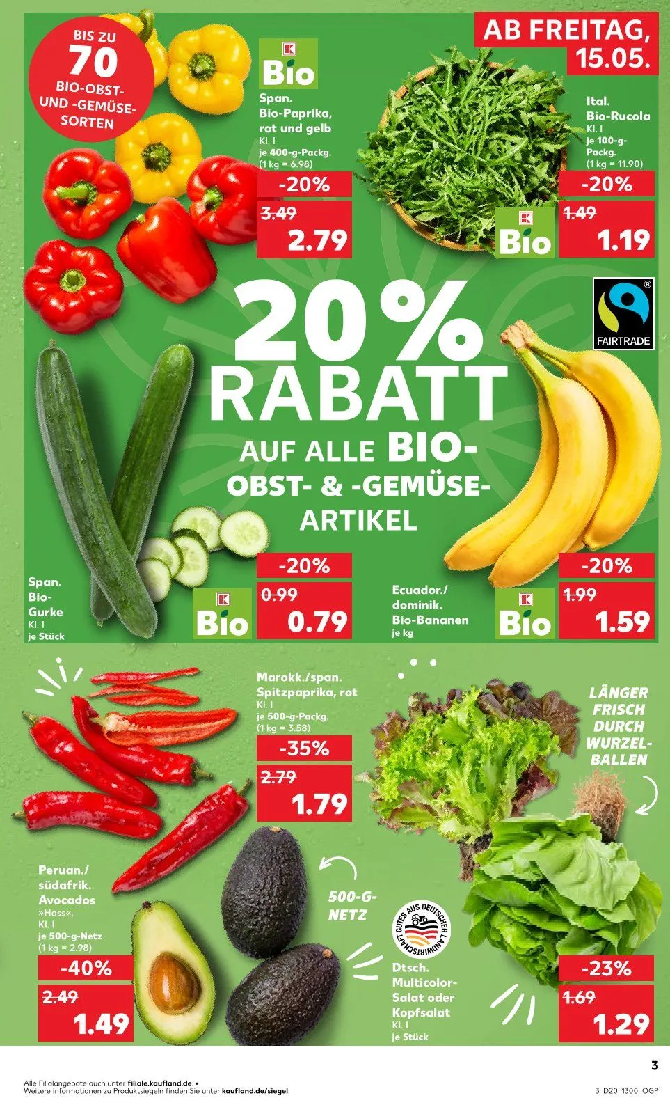  Kaufland Prospekte  von 15. Mai bis 20. Mai 2026 - Prospekt seite 3