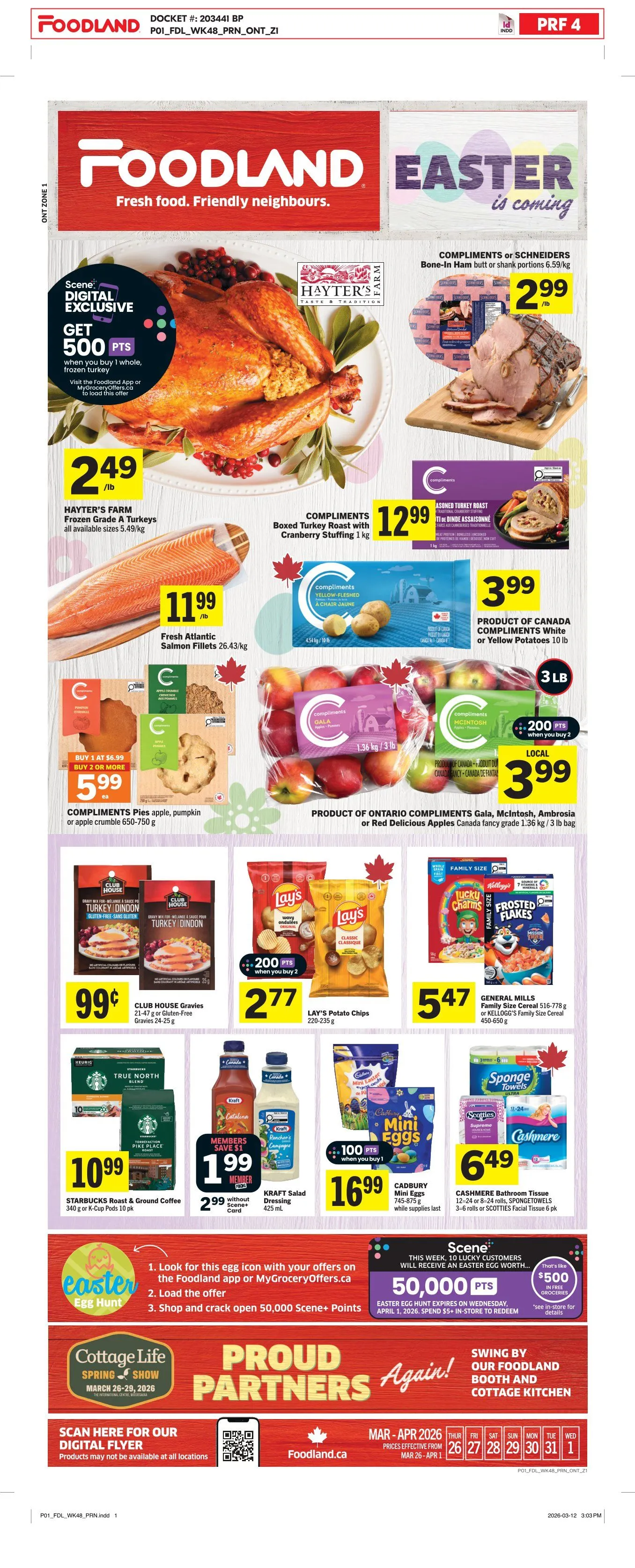 Foodland Sales from March 26 to April 1 2026 - flyer page 1