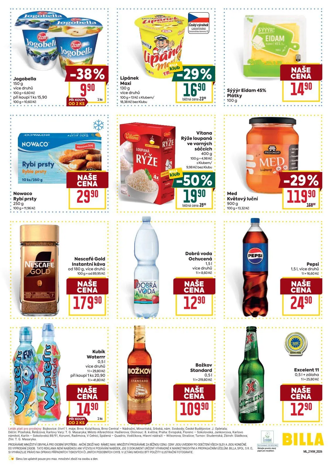 BILLA ponuky - 20. května 26. května 2026 - Page 3