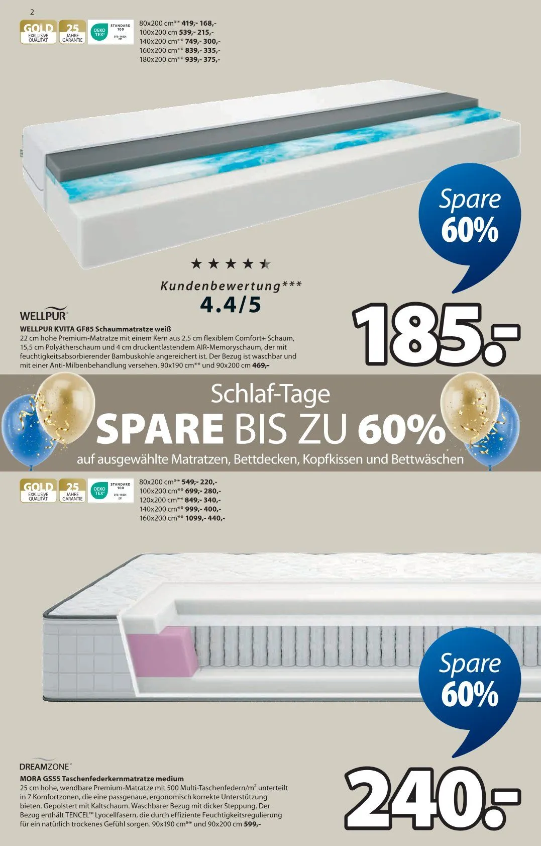 JYSK Prospekte von 19. September bis 18. Oktober 2025 - Prospekt seite 2