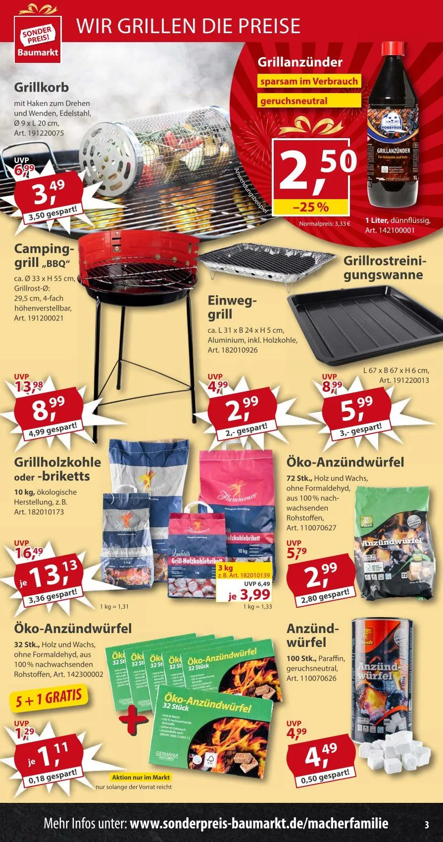 Sonderpreis-Baumarkt Angebote von 19. April bis 25. April 2025 - Prospekt seite 3