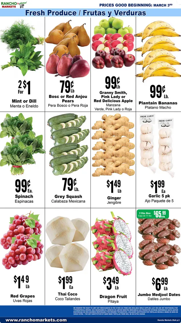 Weekly ad Rancho Markets Sales from March 3 to March 9 2026 - Page 3