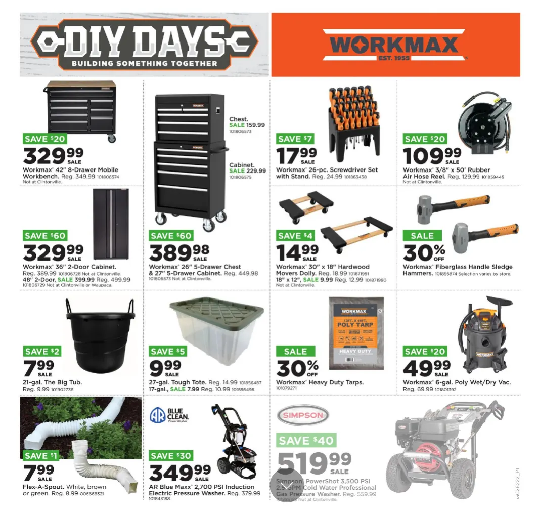 Weekly promotion Fleet Farm Sales spanning from May 26 to May 31 2026 - Page 3 for Catalogue 365