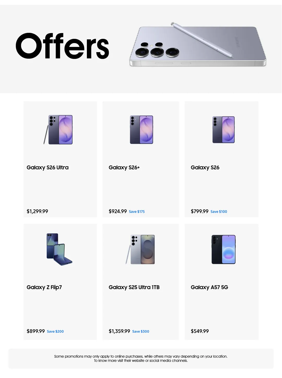 Weekly ad  Samsung Sales from April 20 to May 10 2026 - Page 2