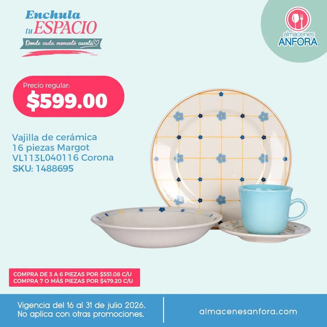 Catálogo de Almacenes Anfora Ofertas 16 de julio al 31 de julio 2026 - Pagina 3