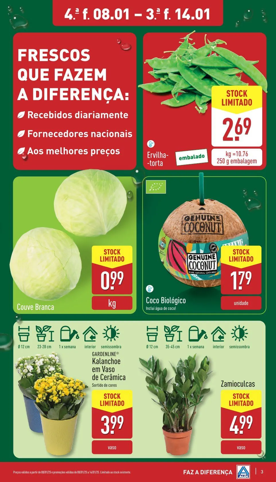 Folheto Aldi Ofertas de 8 de janeiro até 14 de janeiro 2025 - Pagina 3