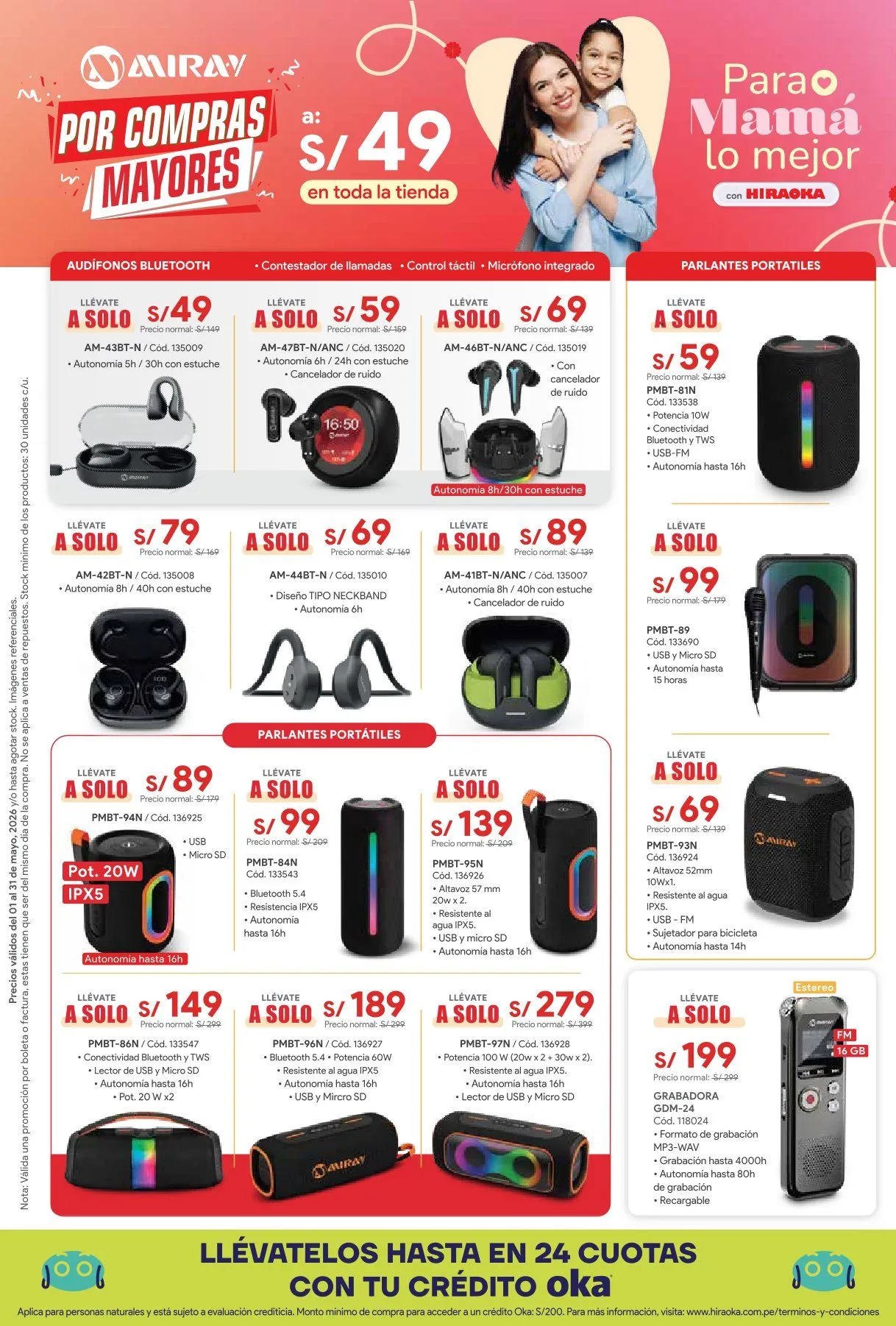 Catalogo de Hiraoka Ofertas 18 de mayo al 31 de mayo 2026 - Pag 3