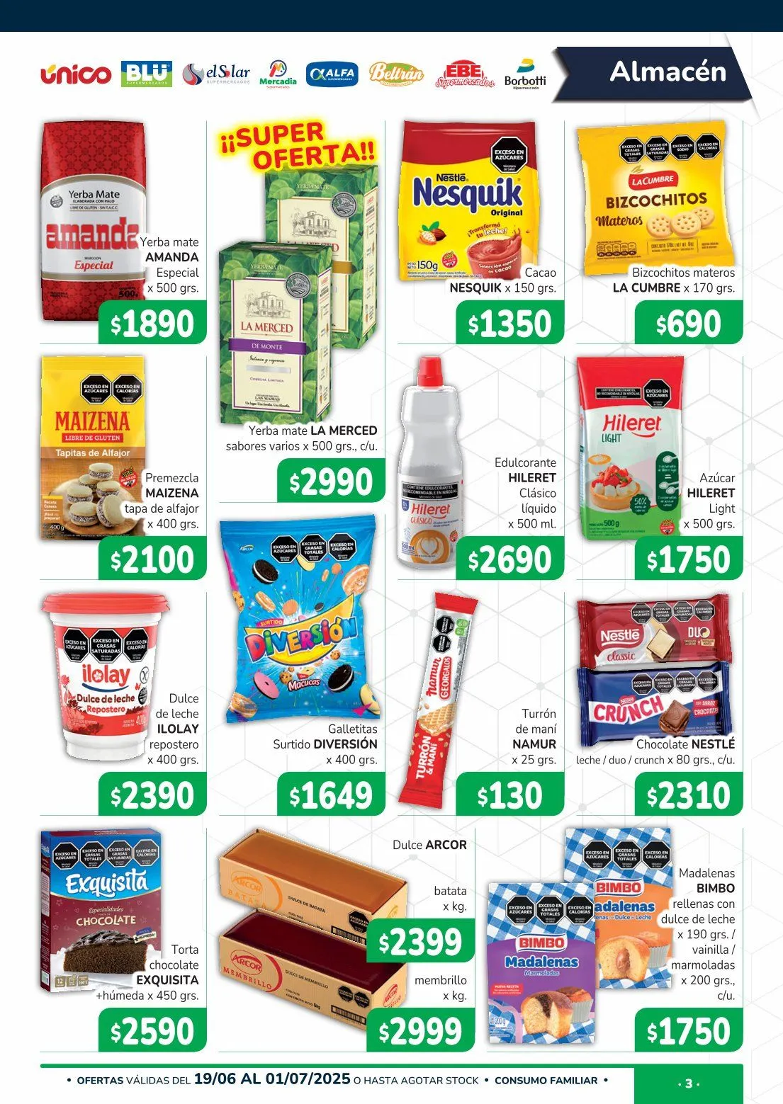 Ofertas de Único Supermercados Ofertas 26 de junio al 1 de julio 2025 - Página 3 del catálogo