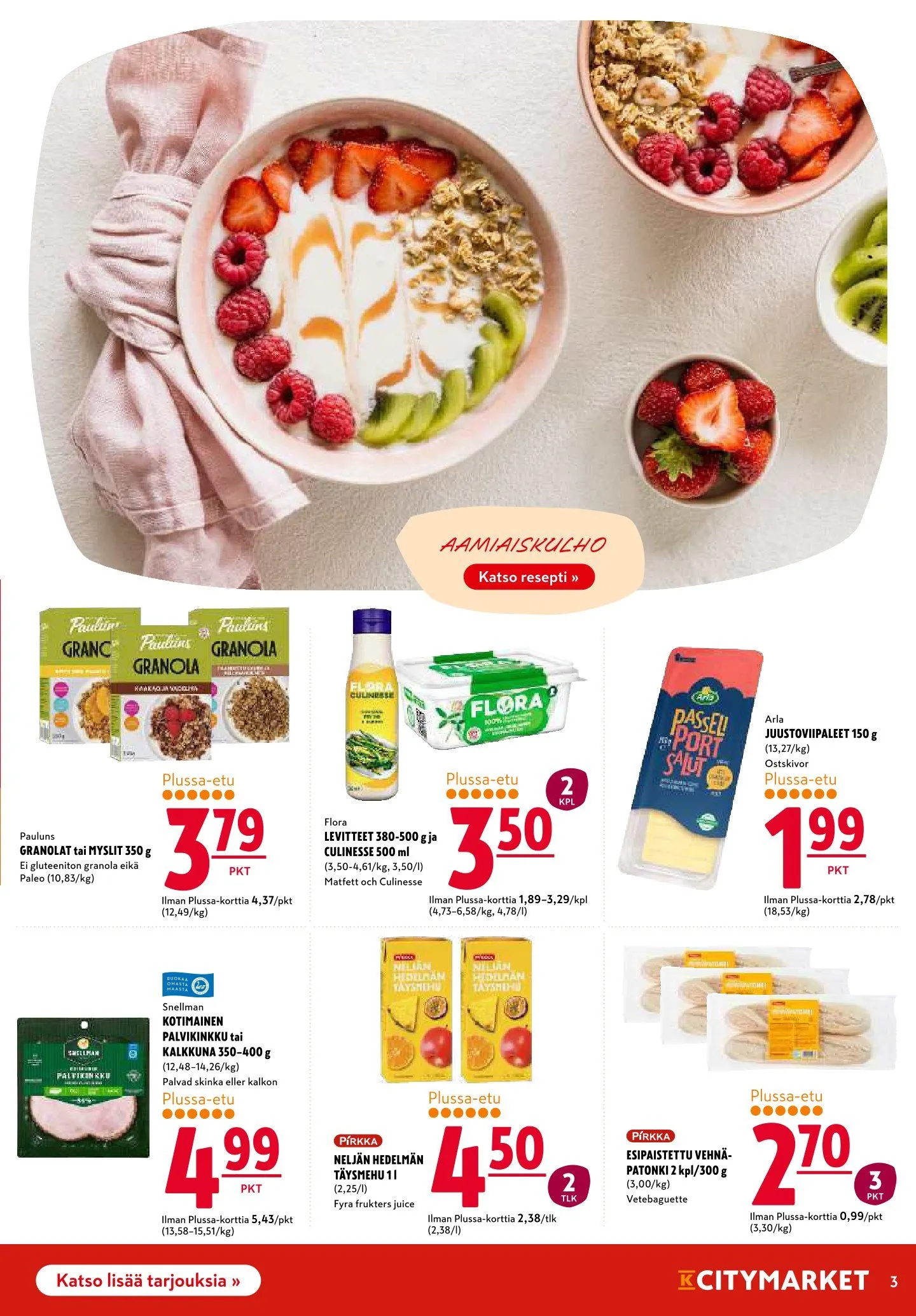 Kaupan K-Citymarket uusimmat tarjoukset voimassa alkaen 4. helmikuuta - 8. helmikuuta 2026 - Tarjouslehti sivu 3