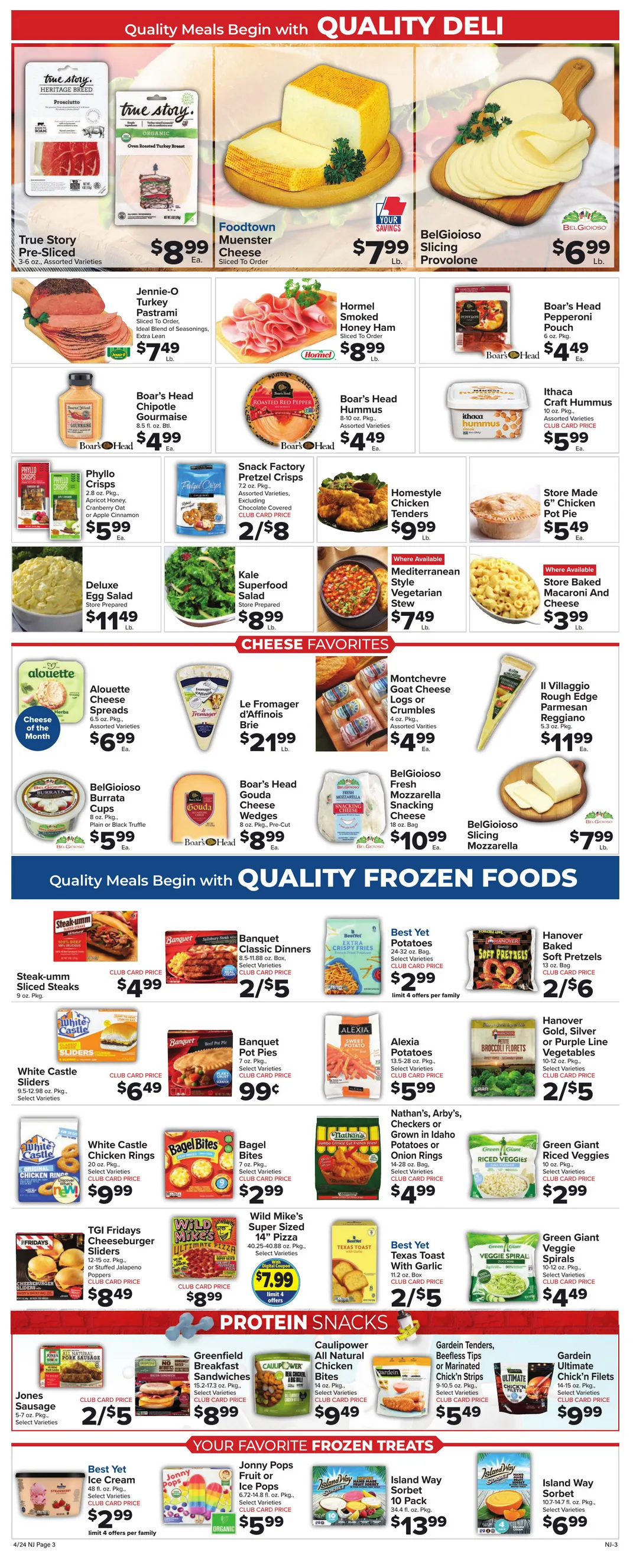 Weekly promotion Foodtown Sales spanning from April 24 to April 30 2026 - Page 3 for Catalogue 365