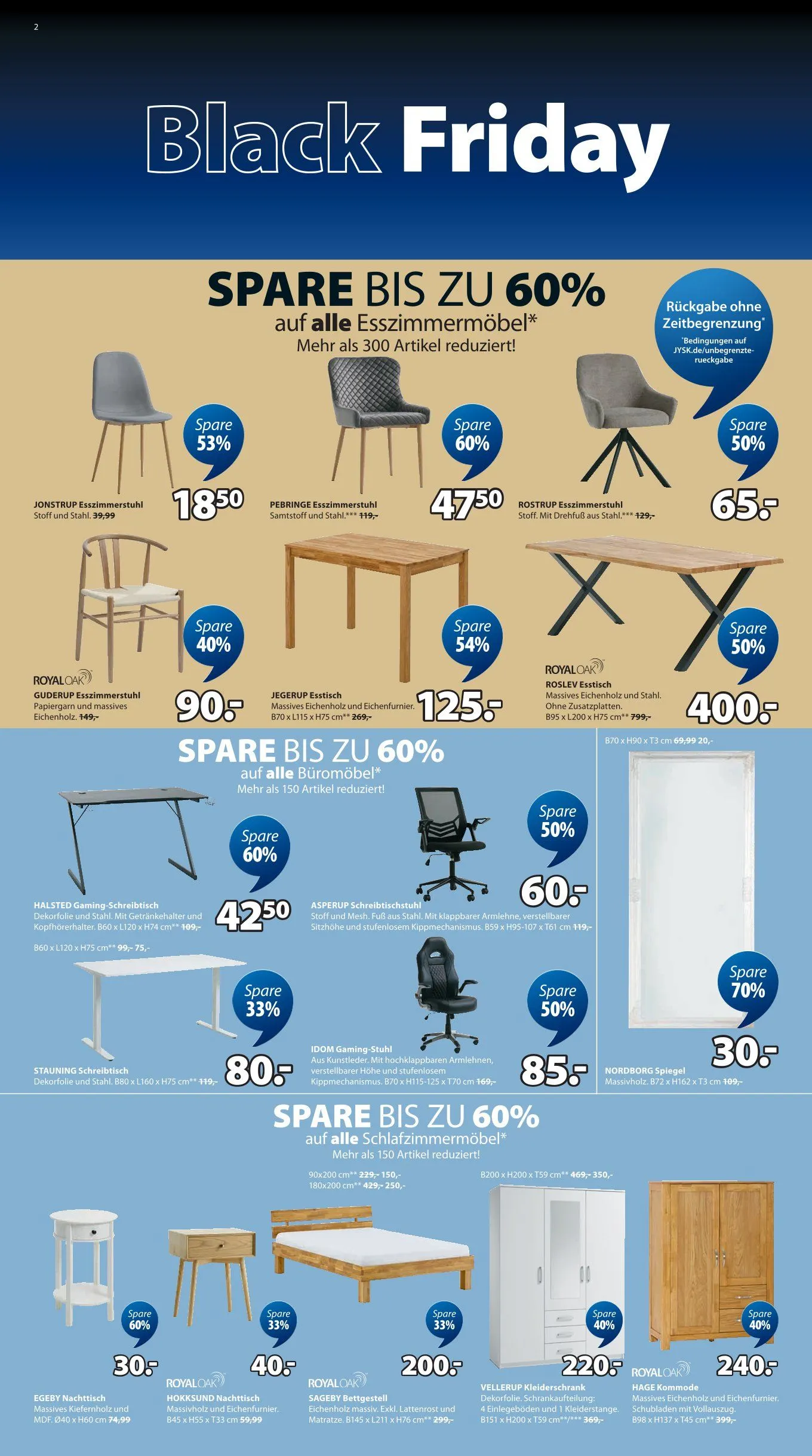 JYSK Angebote von 19. Oktober bis 29. November 2025 - Prospekt seite 2