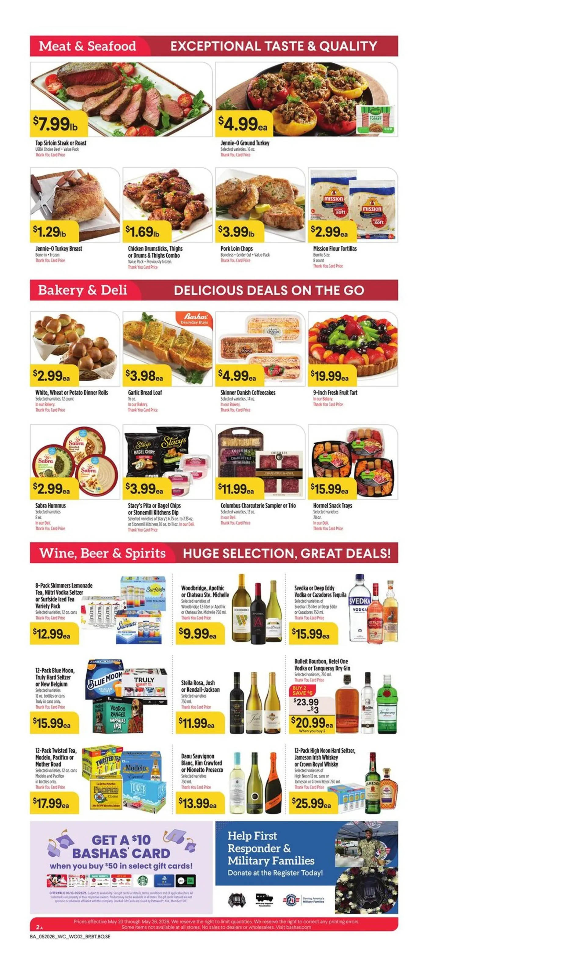 Weekly promotion  Bashas Sales spanning from May 20 to May 26 2026 - Page 3 for Catalogue 365