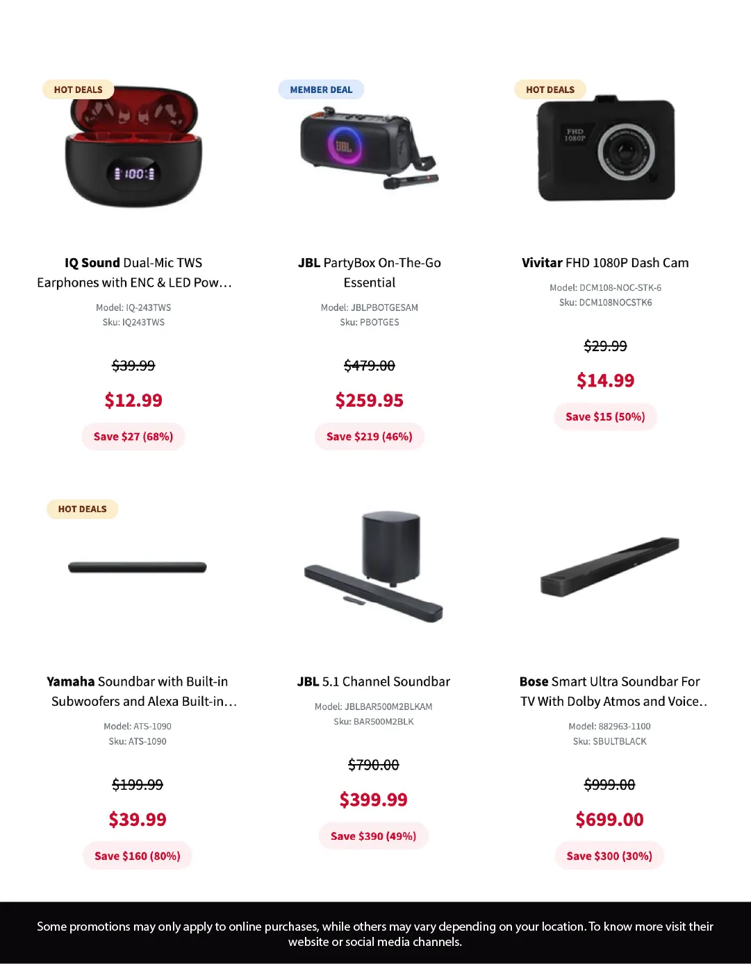 Brandsmart USA Sales - December 1 December 13 2025