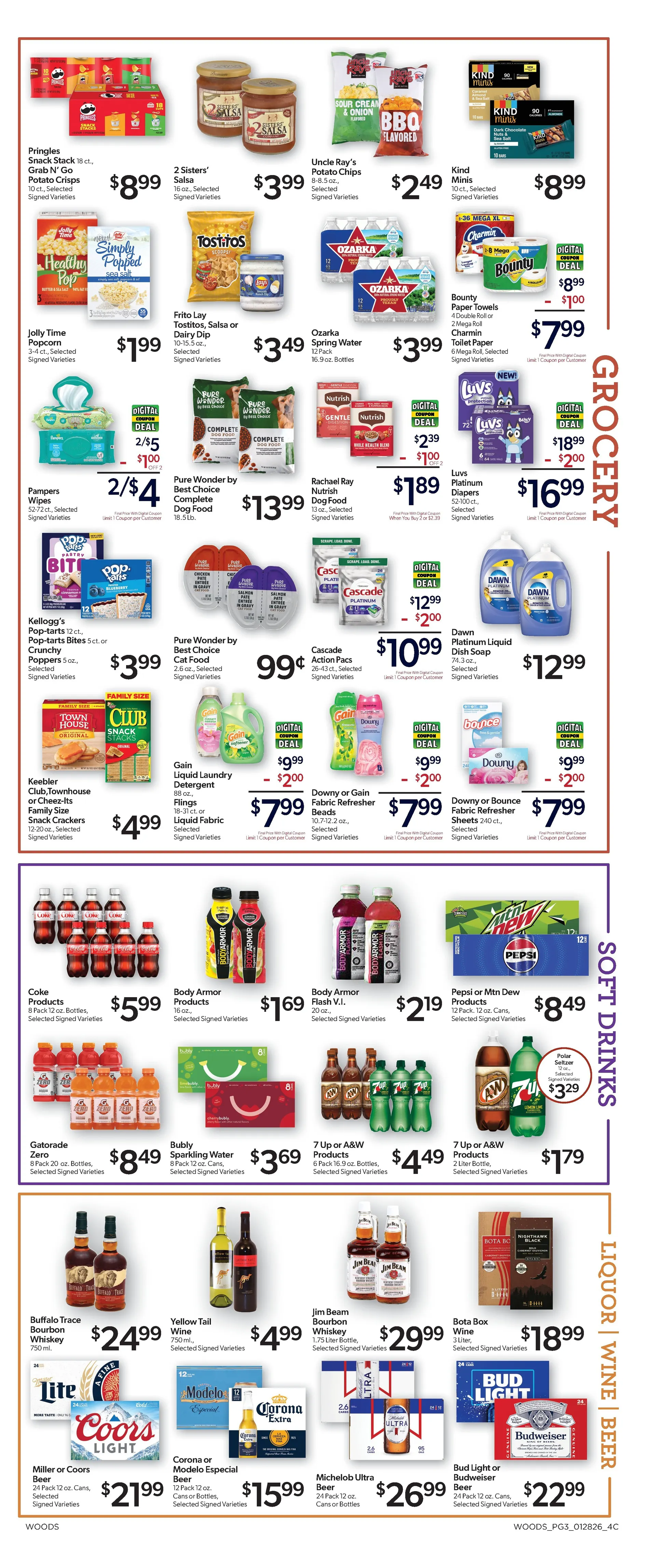 Weekly ad Woods Supermarket Sales from January 28 to February 3 2026 - Page 3