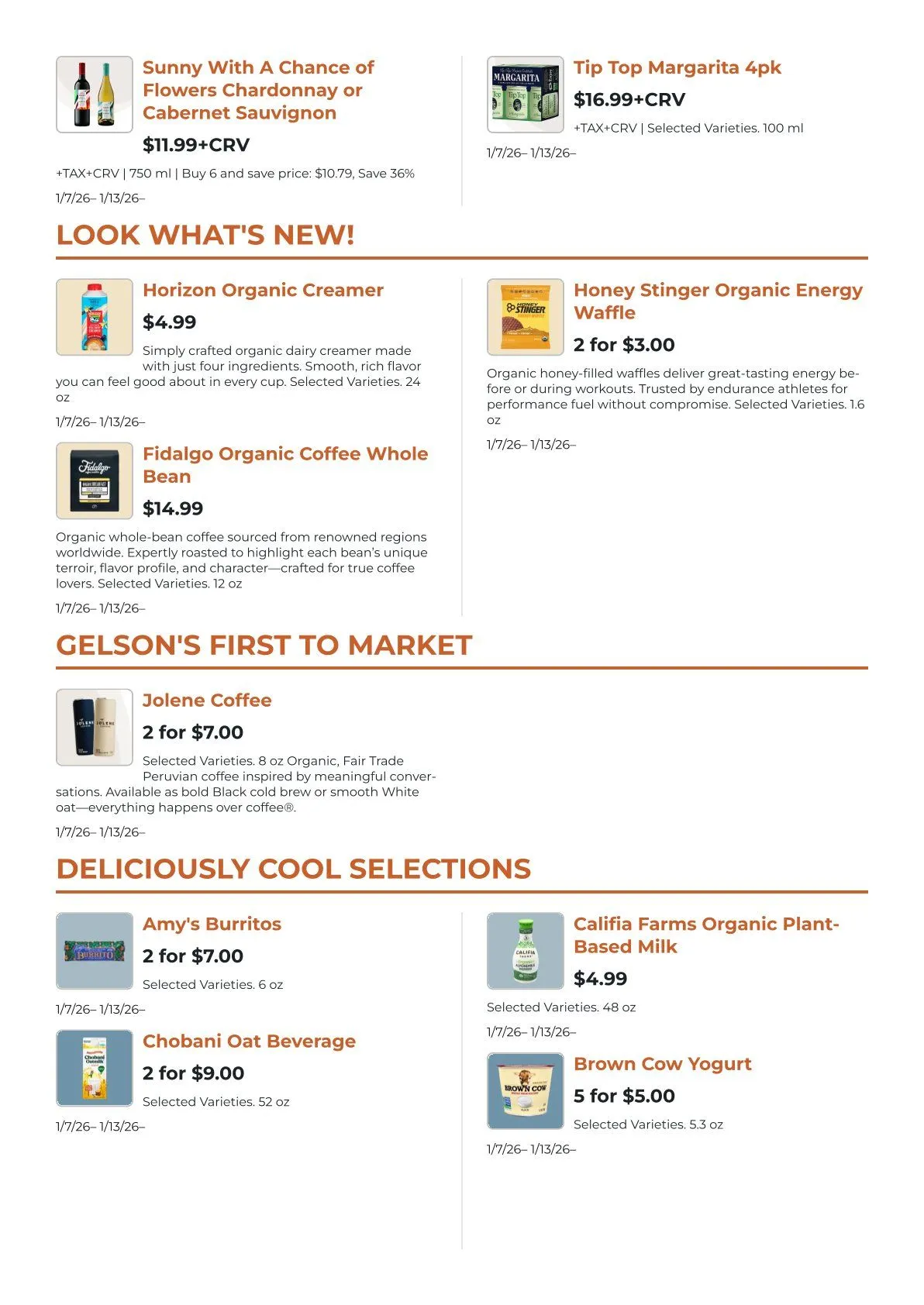 Weekly ad Gelson's Markets Sales from January 7 to January 13 2026 - Page 3