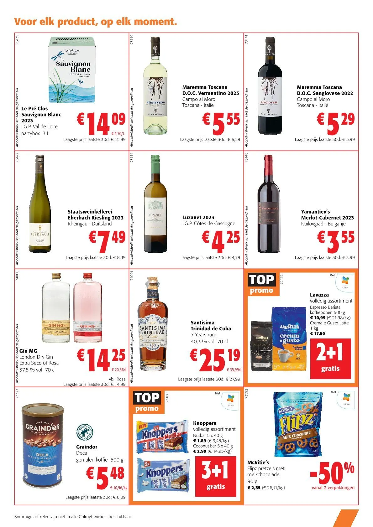 Speciale promoties van Colruyt van 2 januari tot 14 januari 2025 - folder pagina 3