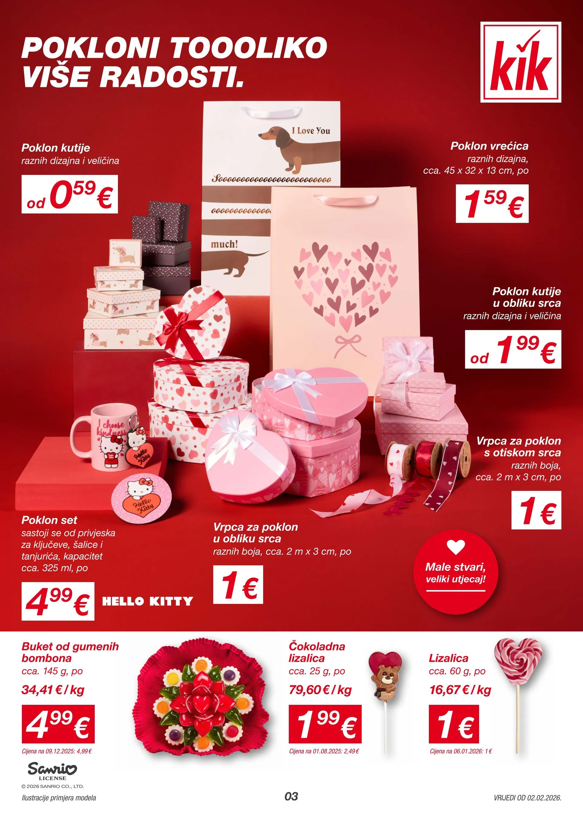 Katalog Najnovije ponude trgovine Kik od 30. siječnja do 28. veljače 2026. - Pregled Stranica 3