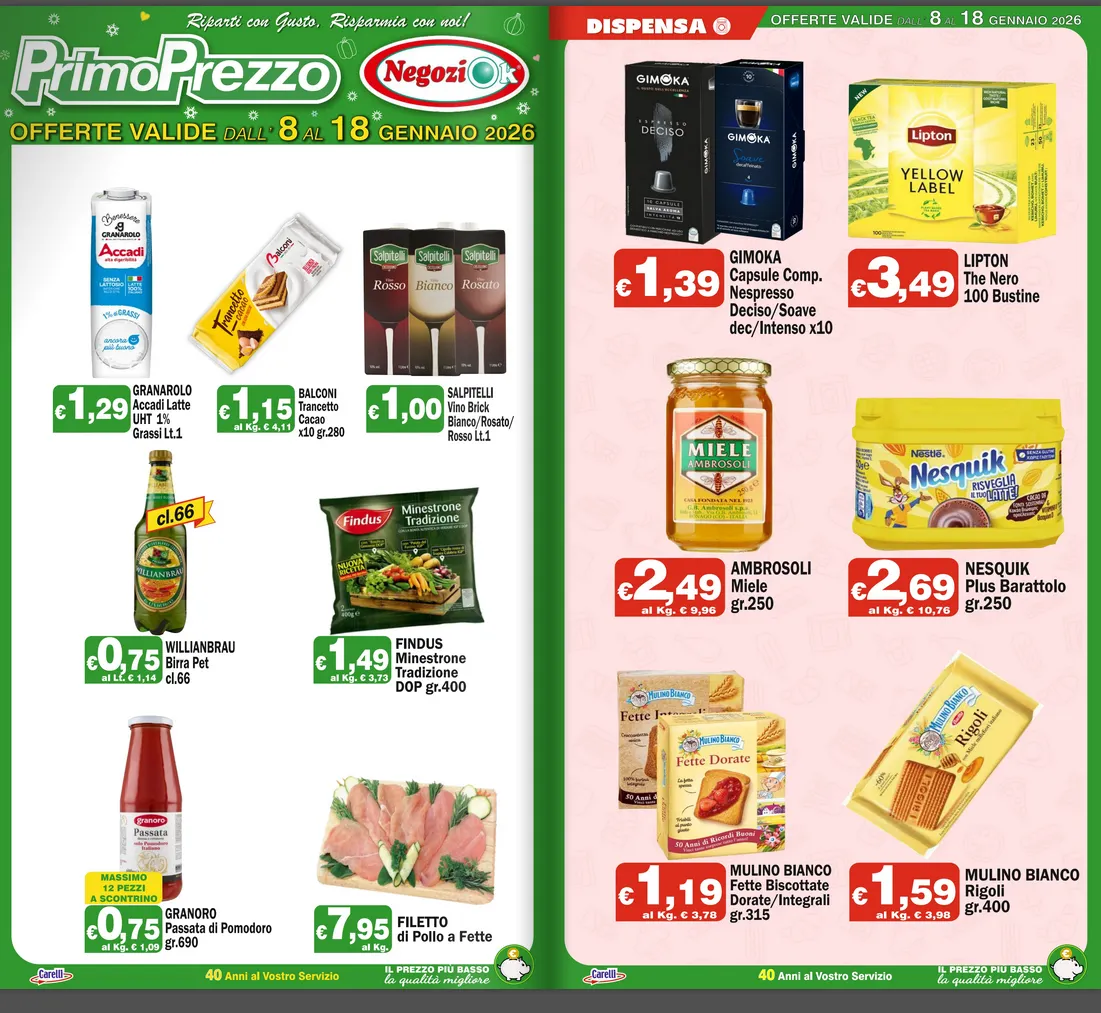 Volantini Primo Prezzo da 8 gennaio a 18 gennaio di 2026 - Pagina del volantino 3