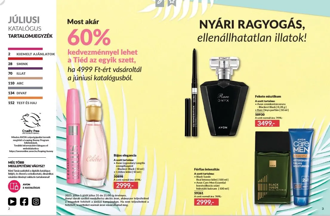 Katalógus Avon legfrissebb ajánlatai július 1.-tól július 31.-ig 2025. - Oldal 2