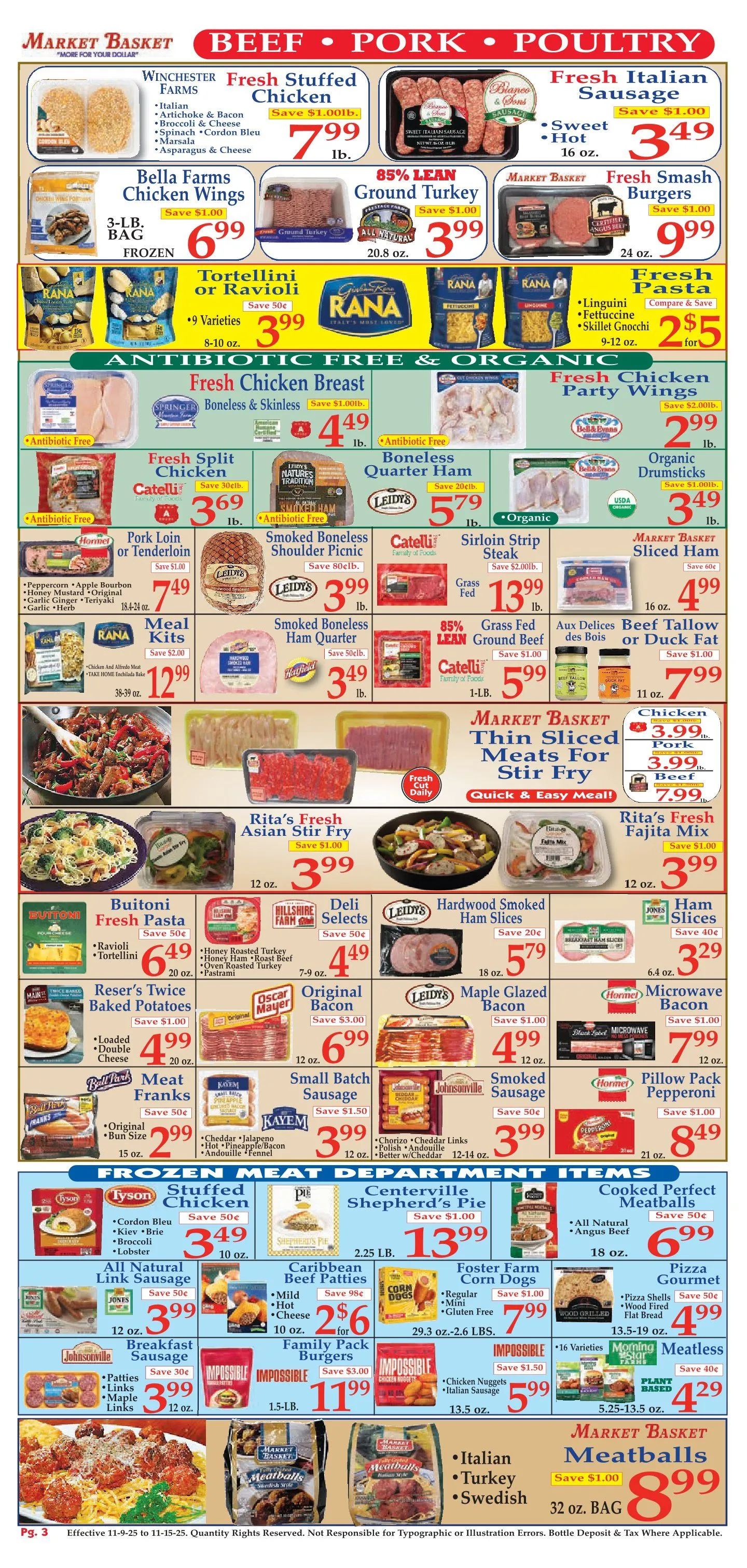 Weekly ad Market Basket  Sales from November 9 to November 15 2025 - Page 3