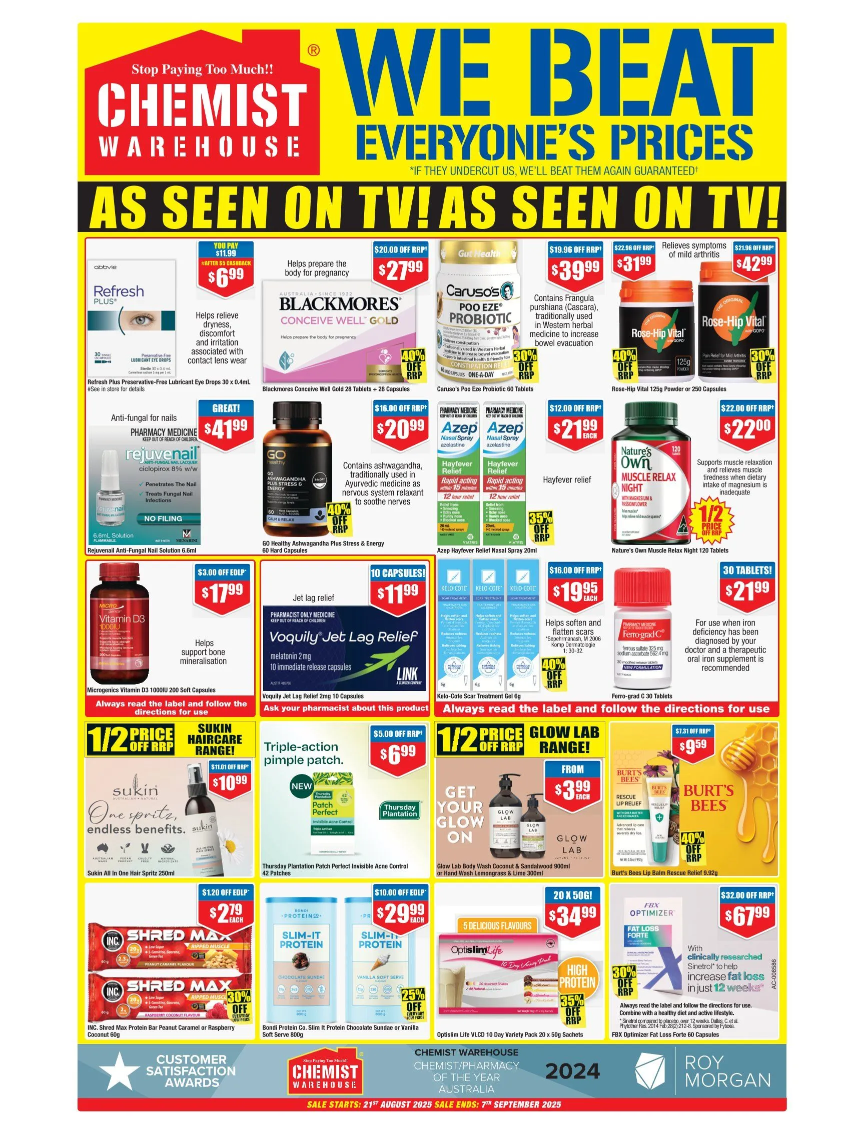 Chemist Warehouse Catalogues - Catalogue valid from 21 August to 7 September 2025 - page 3