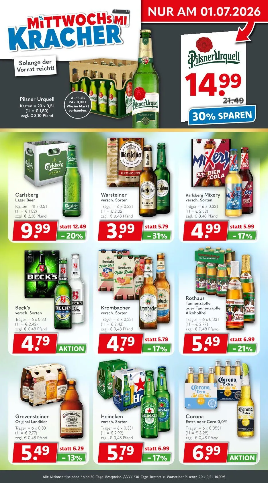 Getränkeland Angebote von 22. Juni bis 4. Juli 2026 - Prospekt seite 3
