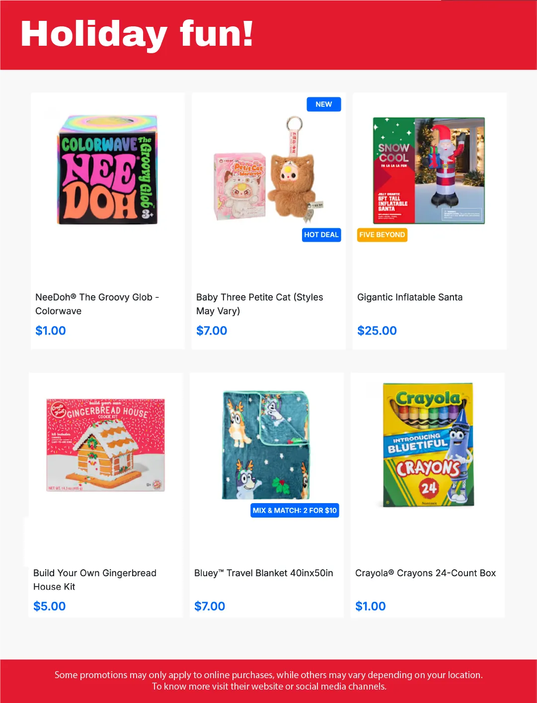 Weekly ad Five Below Sales from December 9 to December 22 2025 - Page 2