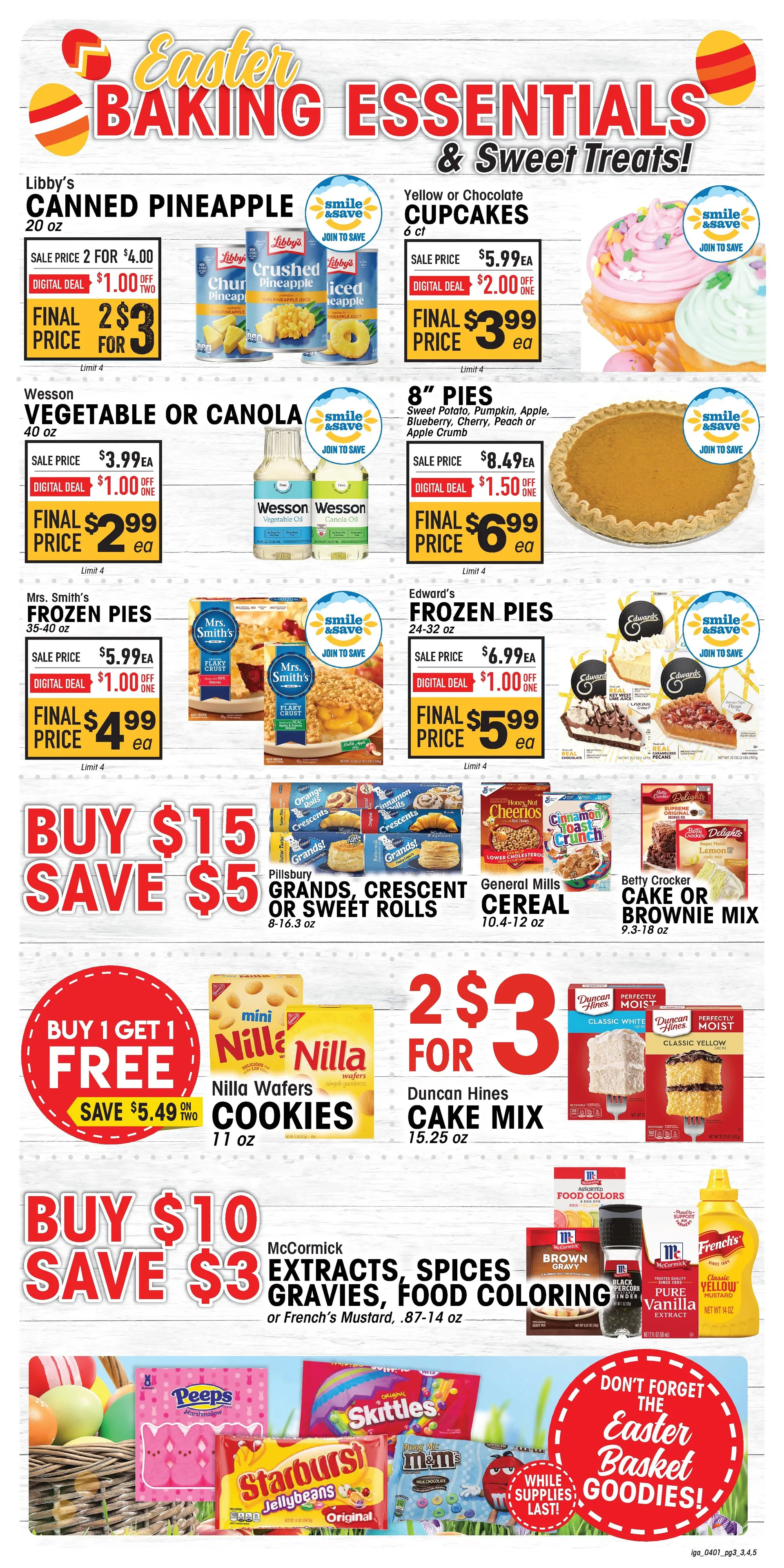 Weekly promotion IGA Sales spanning from April 1 to April 7 2026 - Page 3 for Catalogue 365