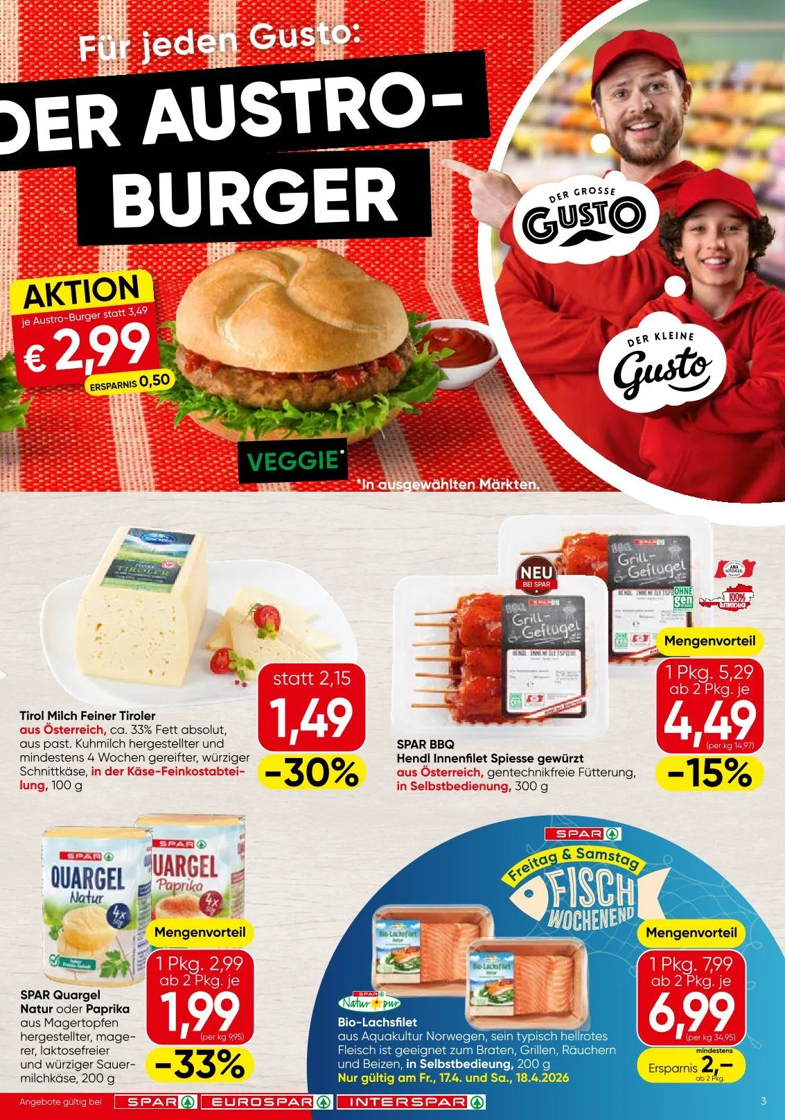 SPAR  von 15. April bis 21. April 2026 - Flugblätt seite  3