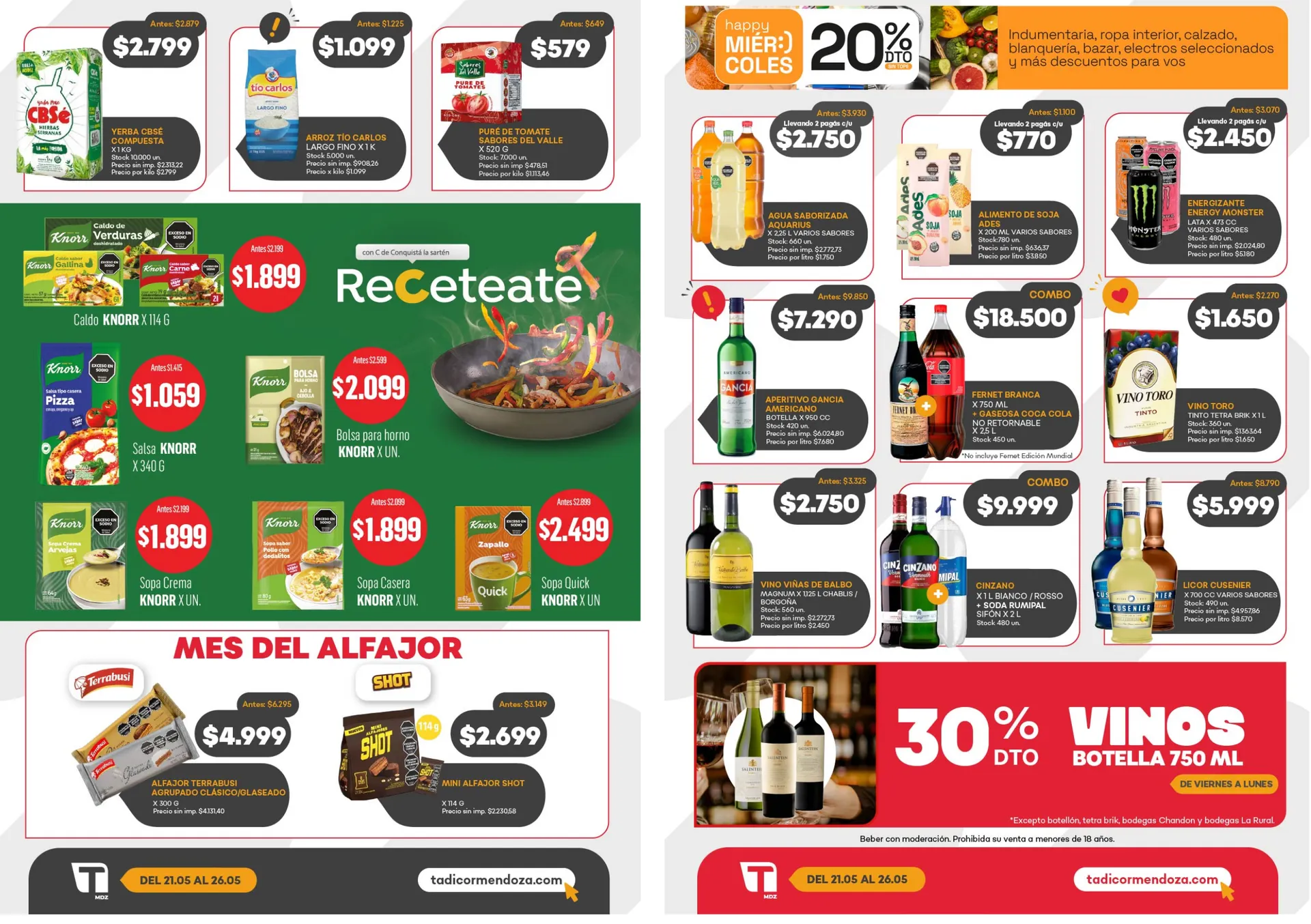 Ofertas de  Ofertas Supermercados Tadicor 21 de mayo al 26 de mayo 2026 - Página 3 del catálogo