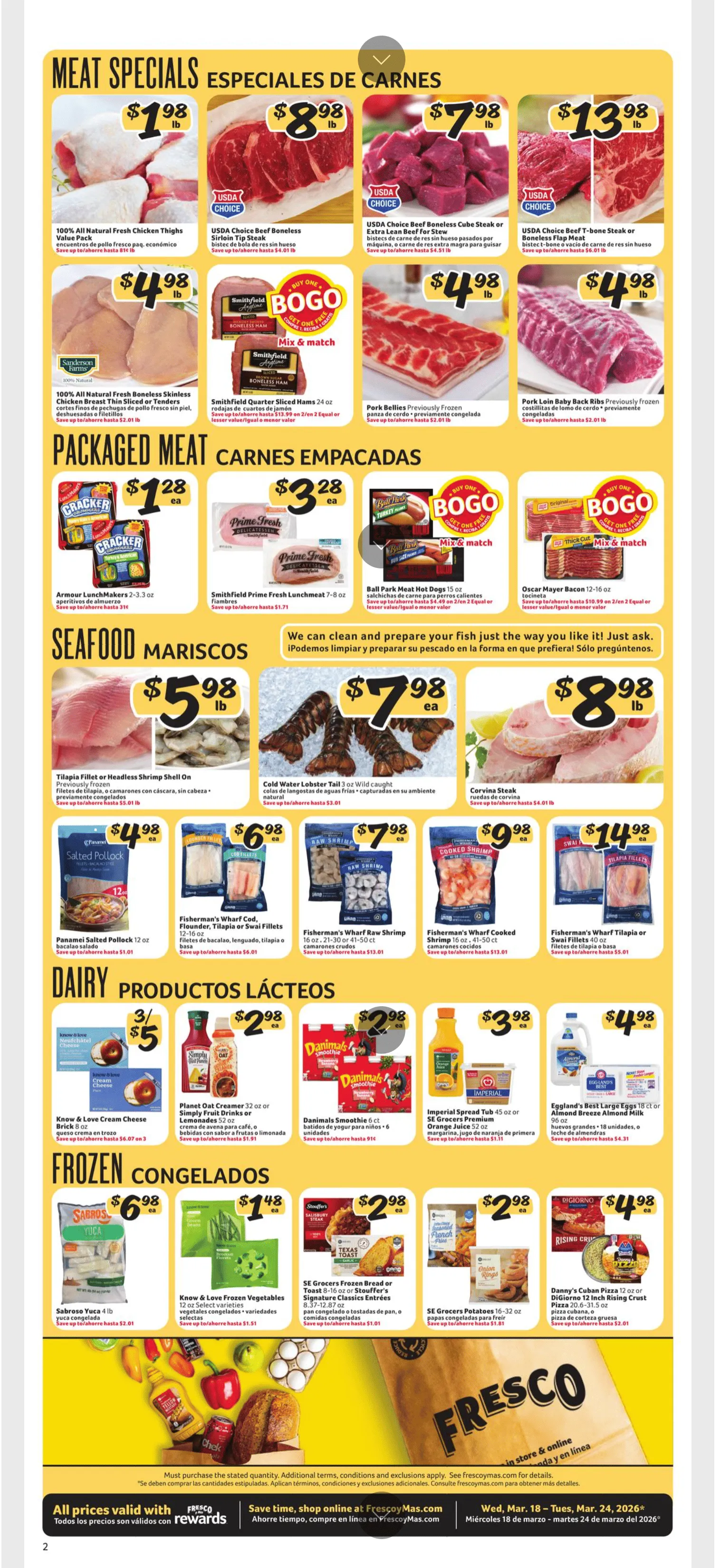 Weekly ad Fresco y Más weekly ads from March 18 to March 24 2026 - Page 2