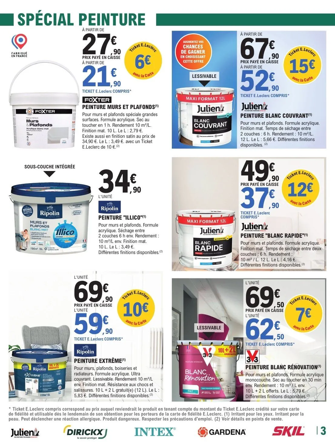 Catalogues E.Leclerc Brico  du 21 avril au 9 mai 2026 - Catalogue page 3