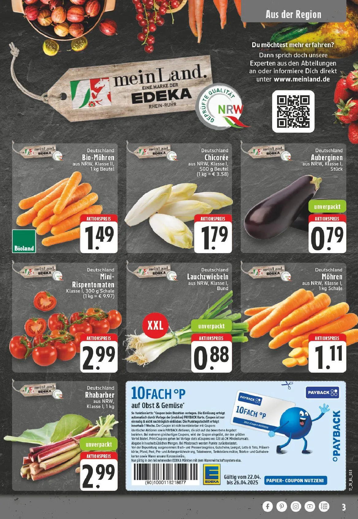 Edeka Prospekt von 21. April bis 26. April 2025 - Prospekt seite 3