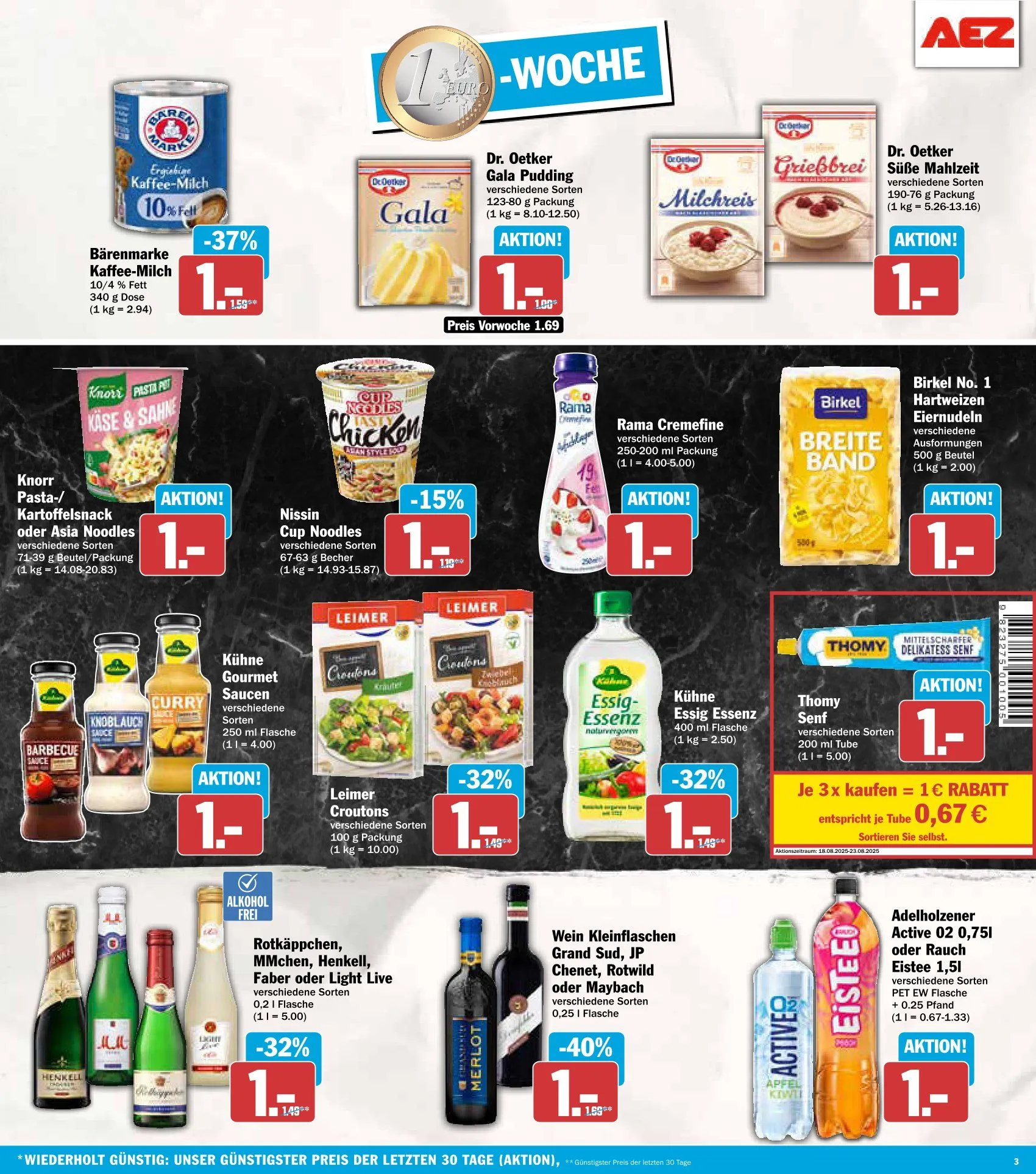 AEZ Prospekte - Aktuelle Angebote von 18. August bis 23. August 2025 - Prospekt seite 3