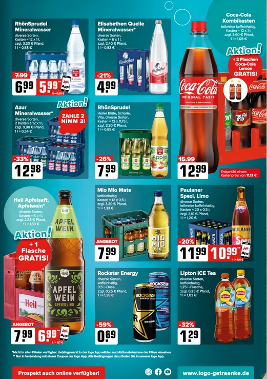 Logo Getränkemarkt Angebote von 19. Januar bis 24. Januar 2026 - Prospekt seite 3
