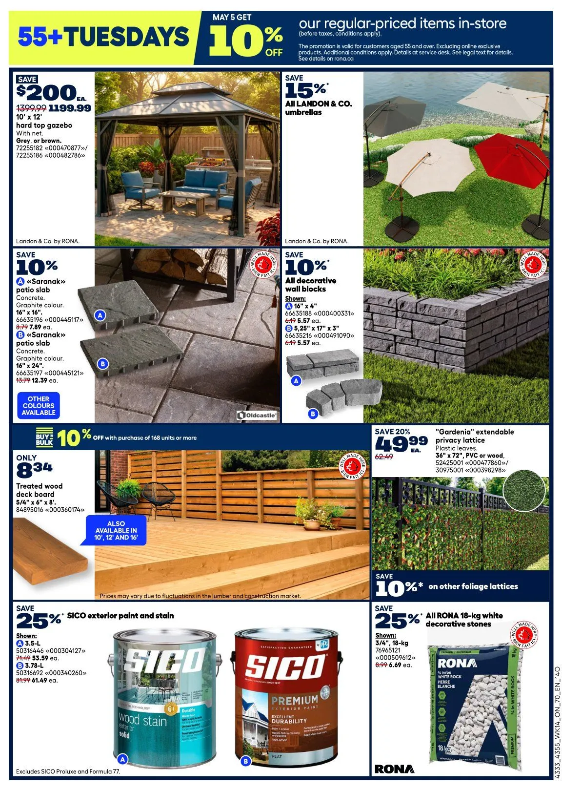 RONA Sales from April 30 to May 6 2026 - flyer page 3
