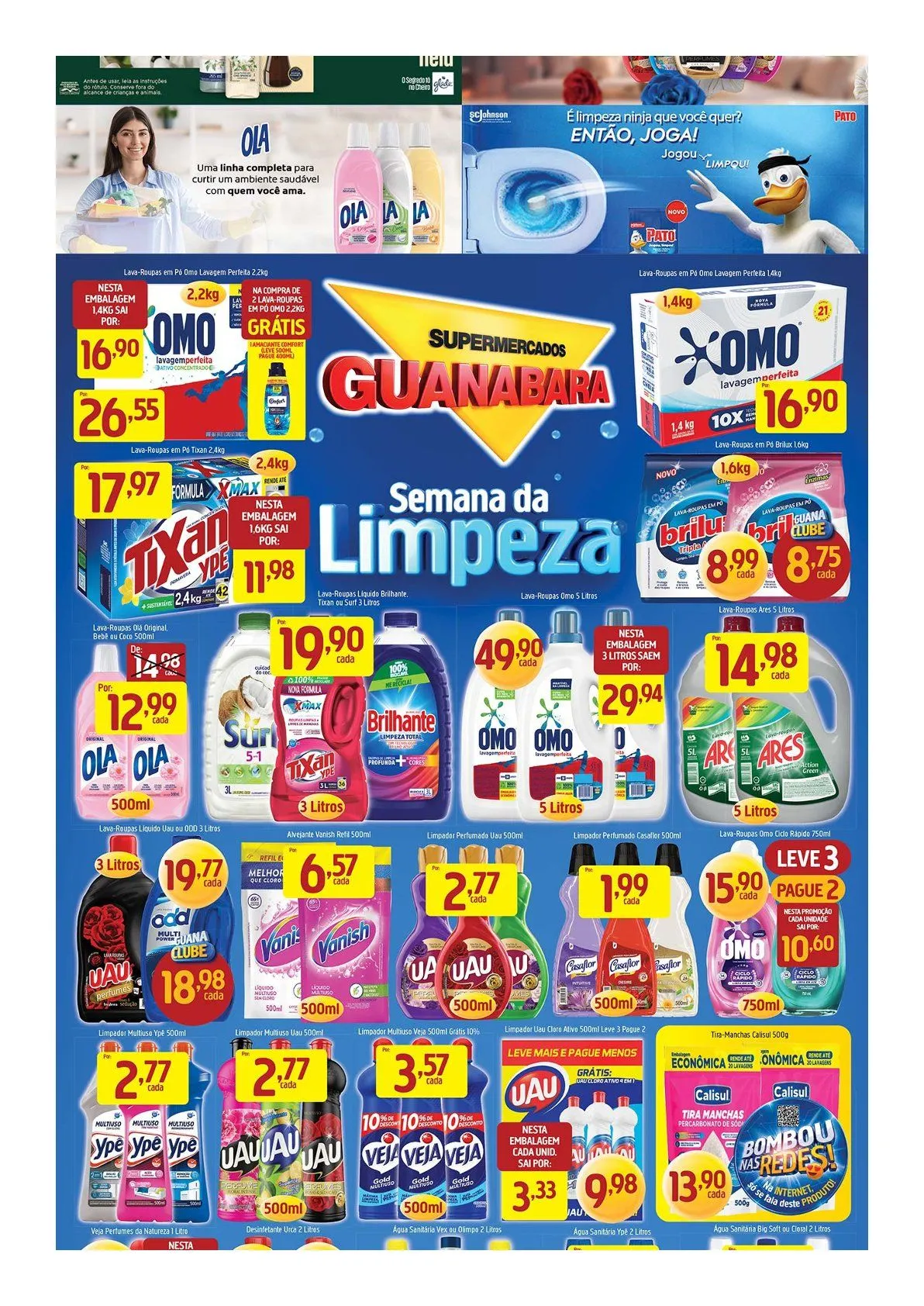 Encarte de Folhetos Supermercados Guanabara 23 de julho até 28 de julho 2026 - Pagina 3
