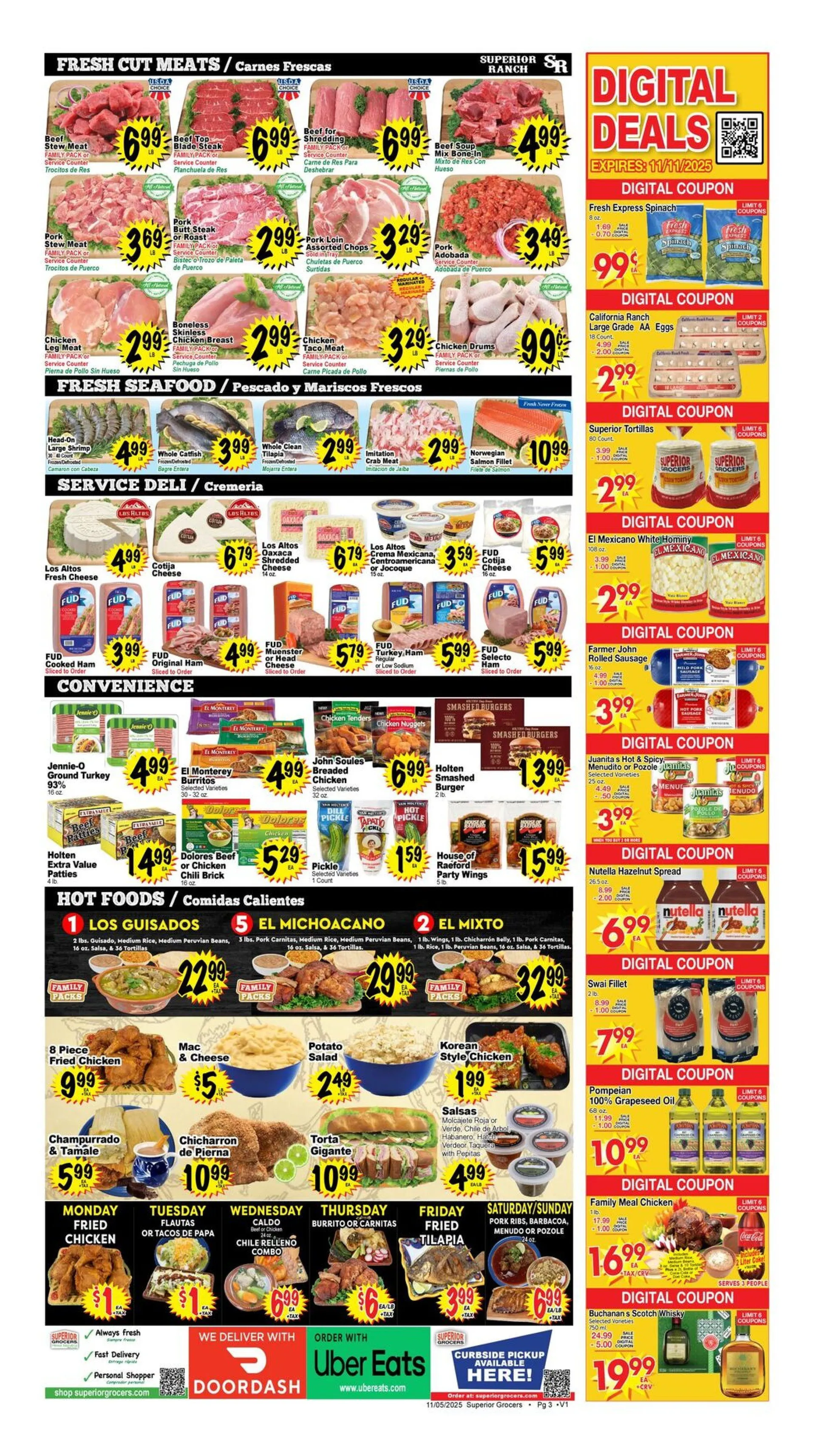 Weekly ad Superior Grocers Sales from November 5 to November 11 2025 - Page 3